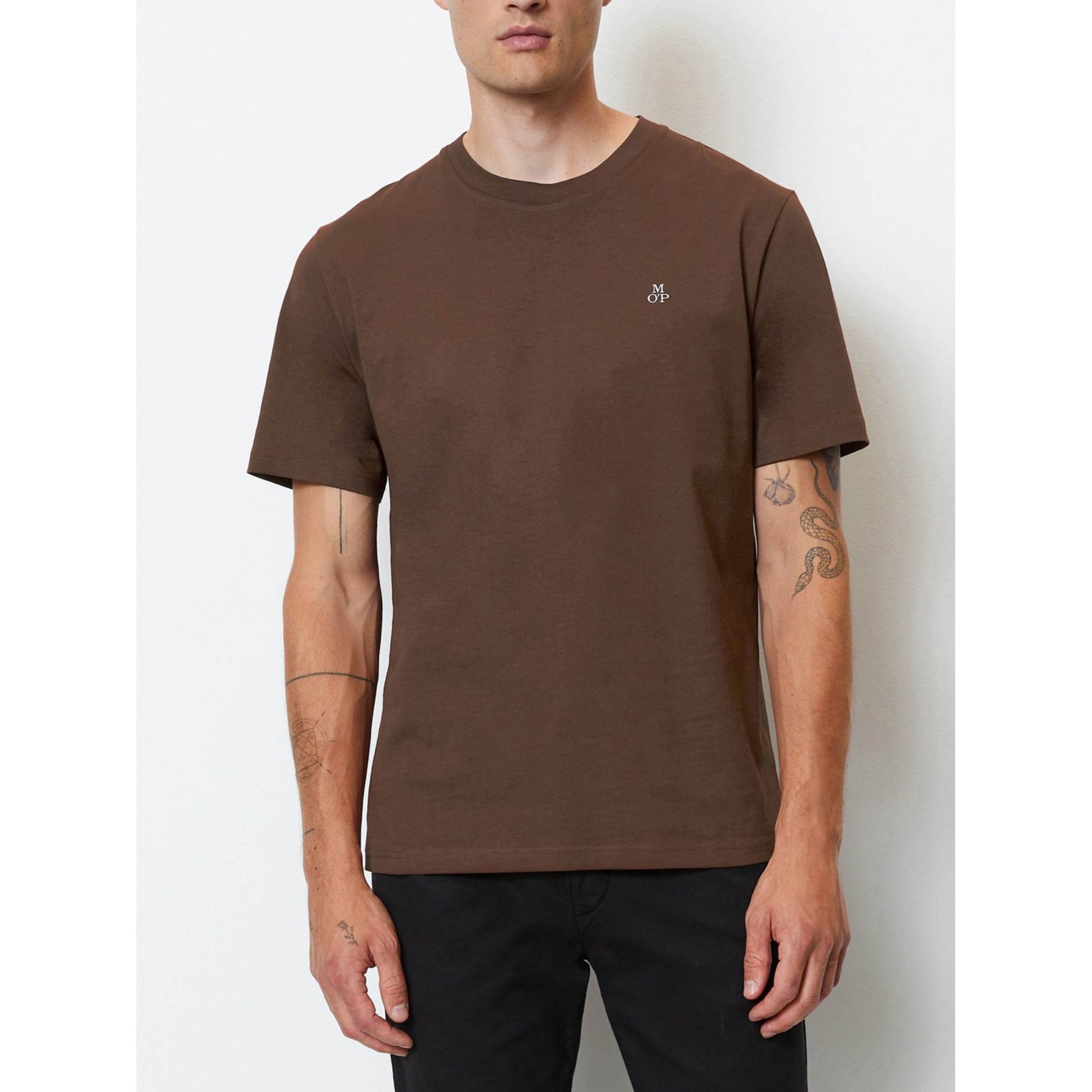 MARC O'POLO Marškinėliai vyrams, Ruda 2