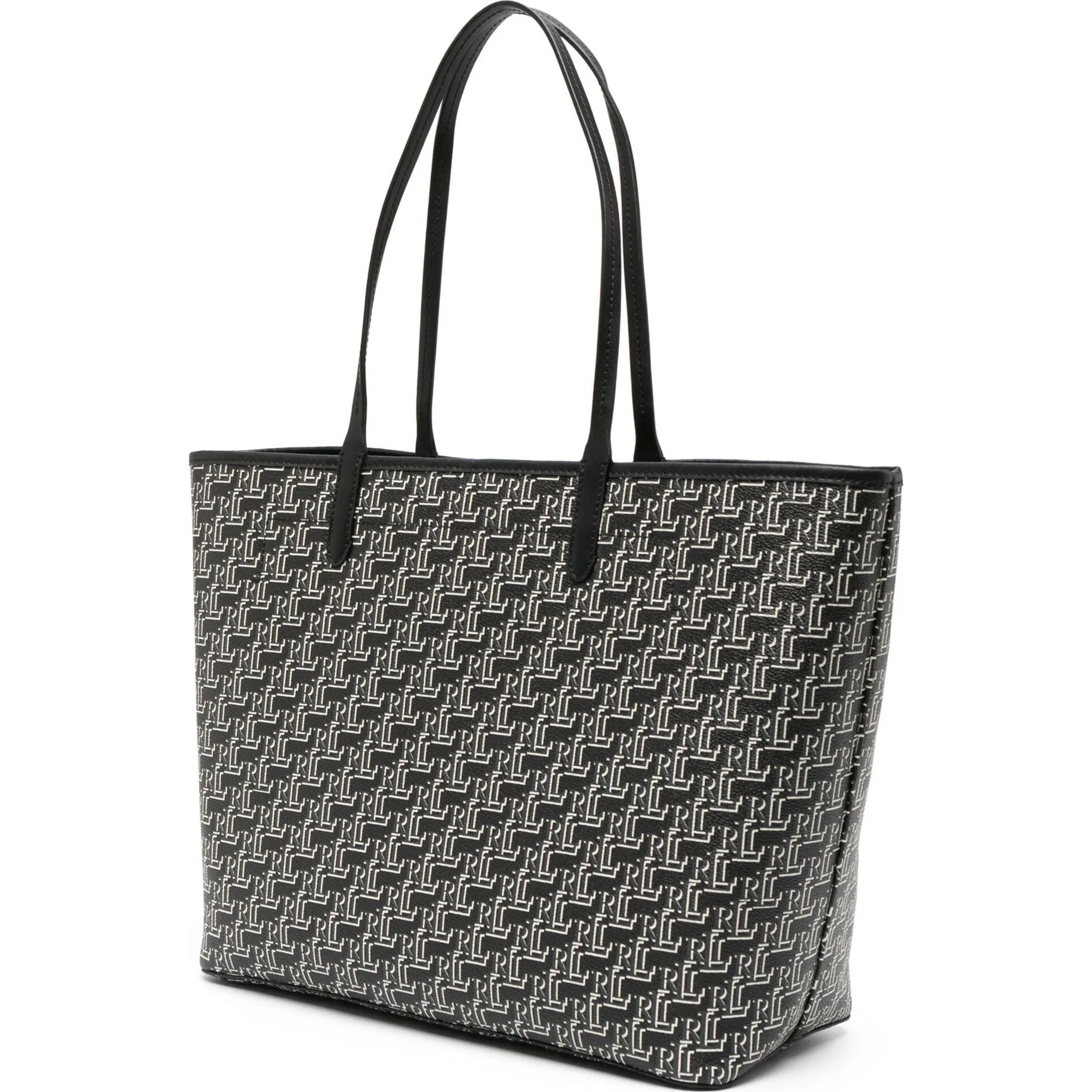 LAUREN RALPH LAUREN Pirkinių krepšys moterims, Juoda, Collins 36 tote large 2