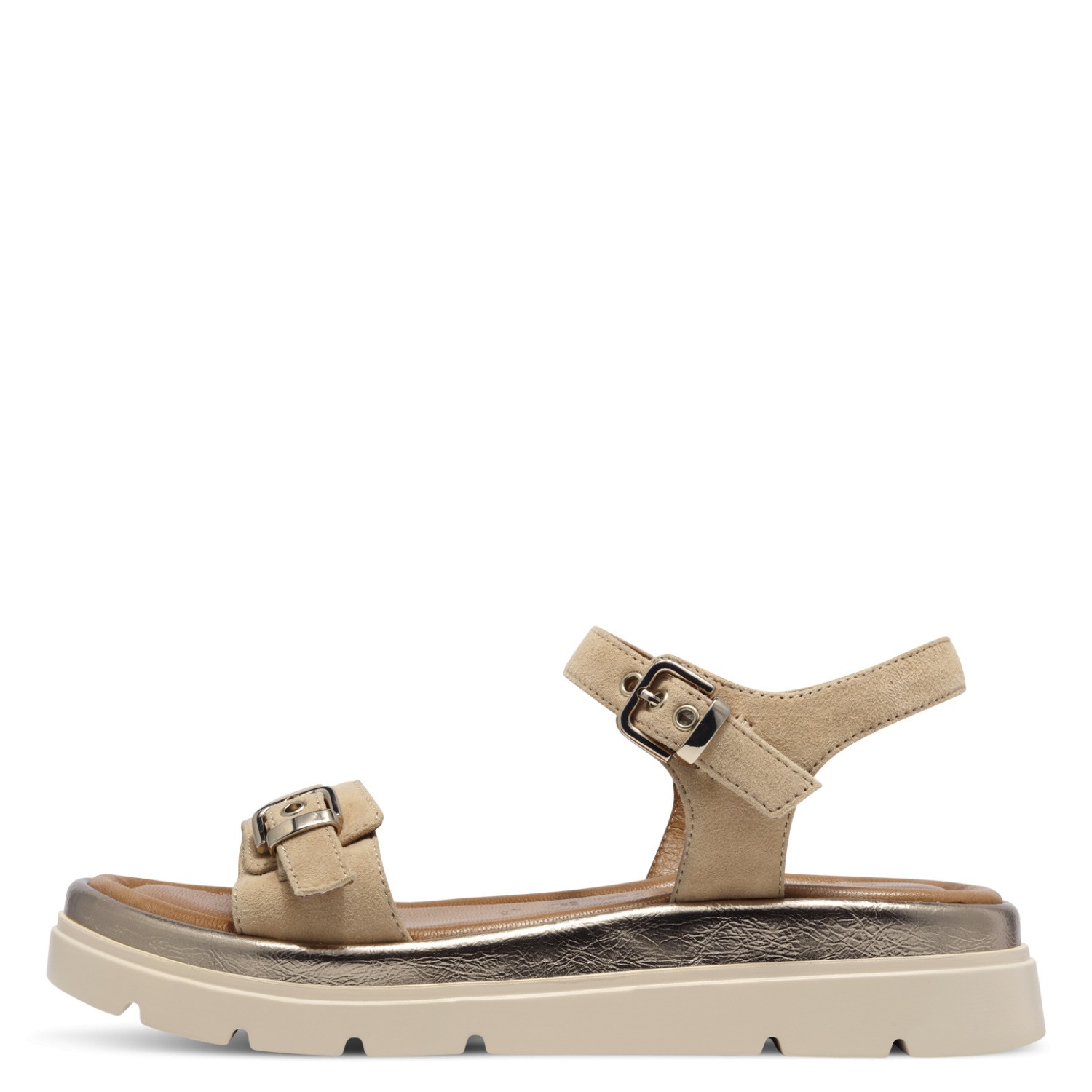 TAMARIS Basutės moterims, Smėlio, Sandals 2