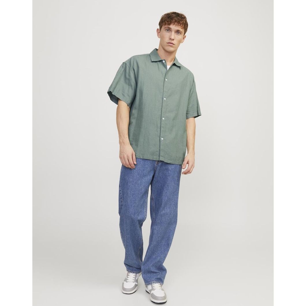 JACK & JONES Marškiniai vyrams, Žalia, Jorfaro shirts 4