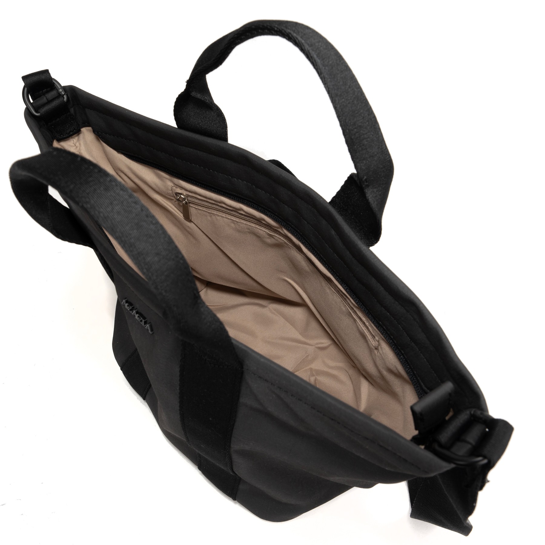 ACACIA Pirkinių krepšys moterims, Juoda, Tote bag 3