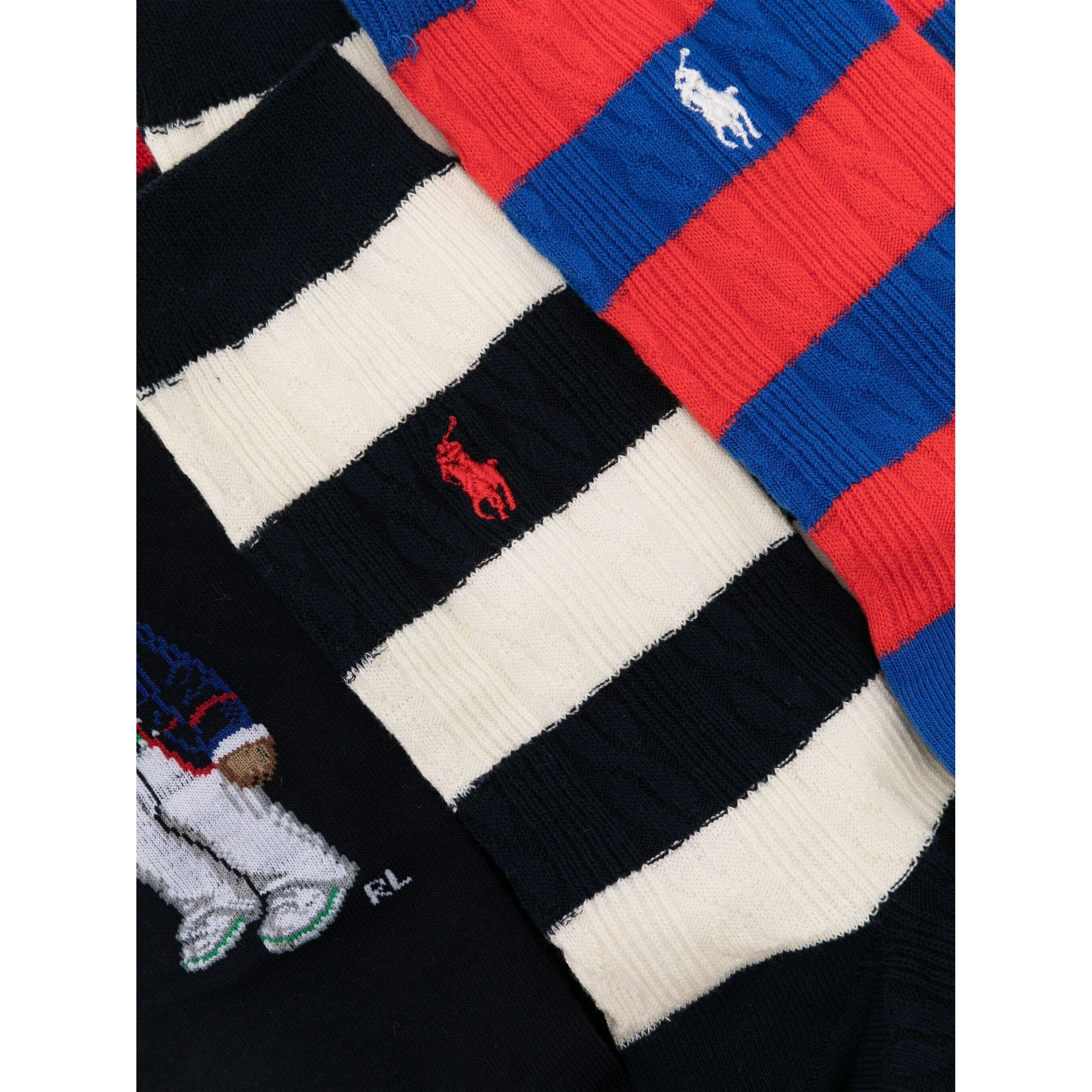POLO RALPH LAUREN Kojinės moterims, Pilka, Br gift box crew sock 2