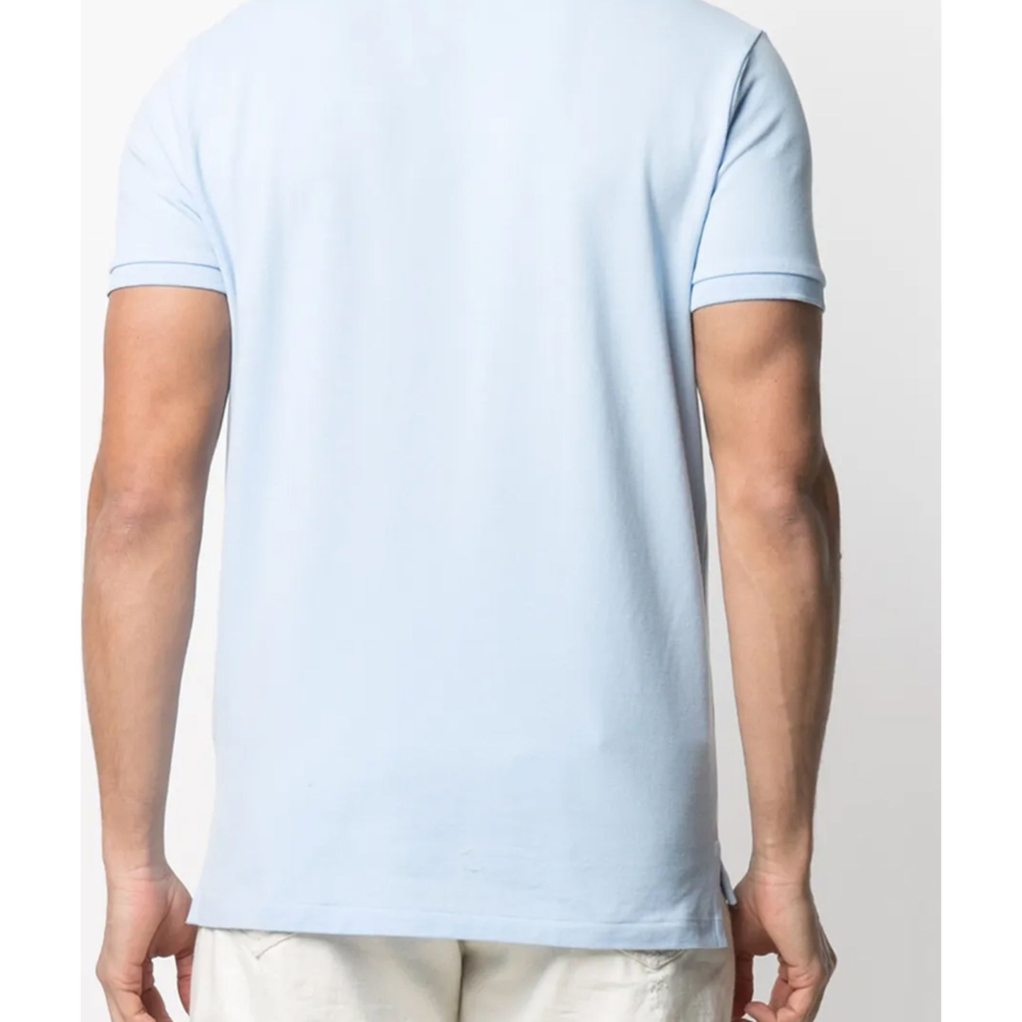 POLO RALPH LAUREN Polo marškiniai trumpos rank. vyrams, Mėlyna, Sskccmslm1-short sleeve-knit 3