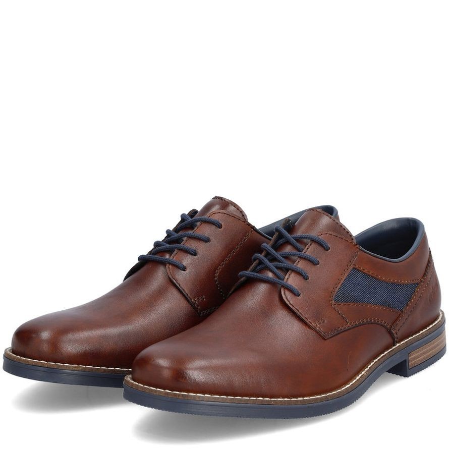RIEKER Klasikiniai batai vyrams, Ruda, FORMAL 10