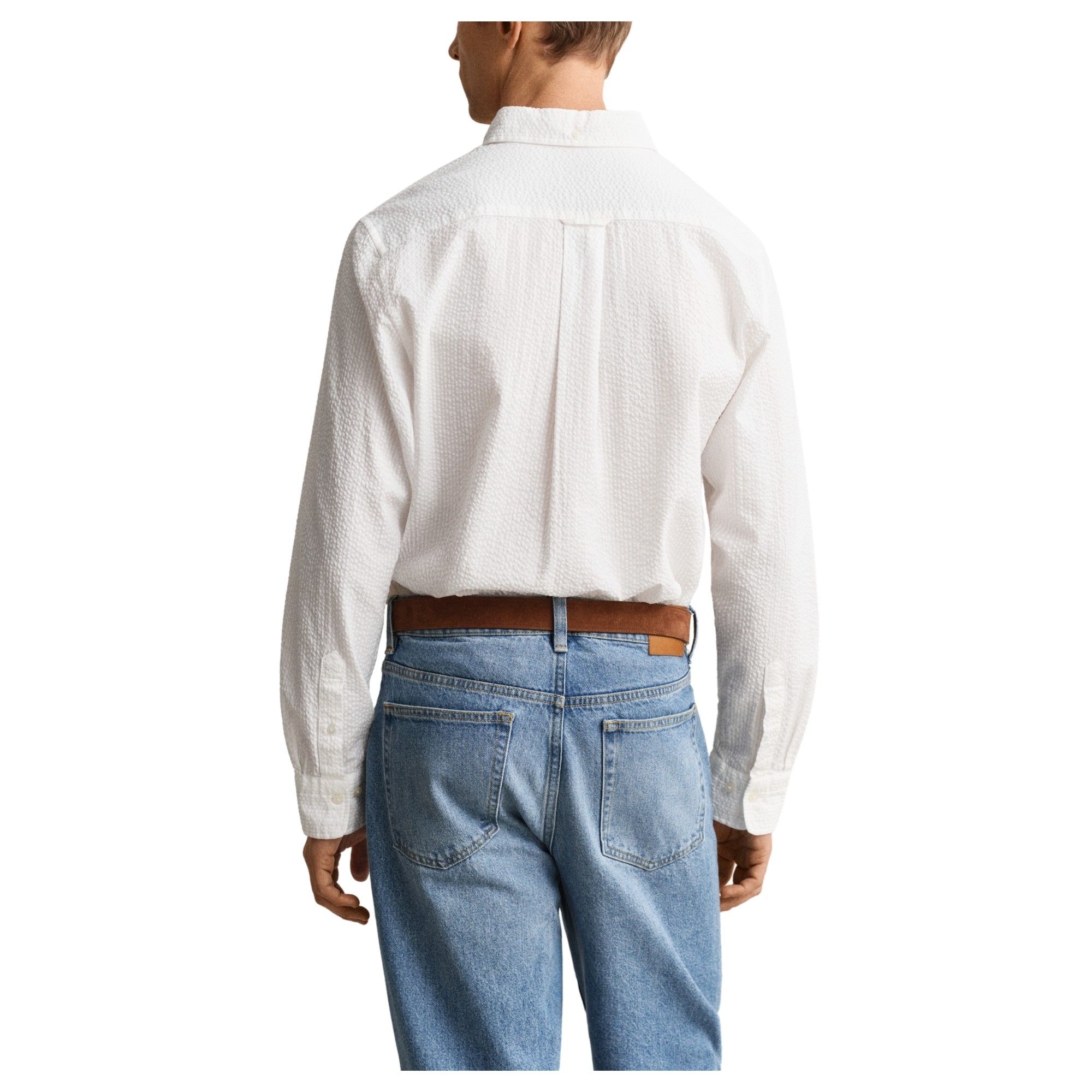 GANT Marškiniai ilgomis rankovėmis vyrams, Balta, 3260036-110 Shirts lon 3