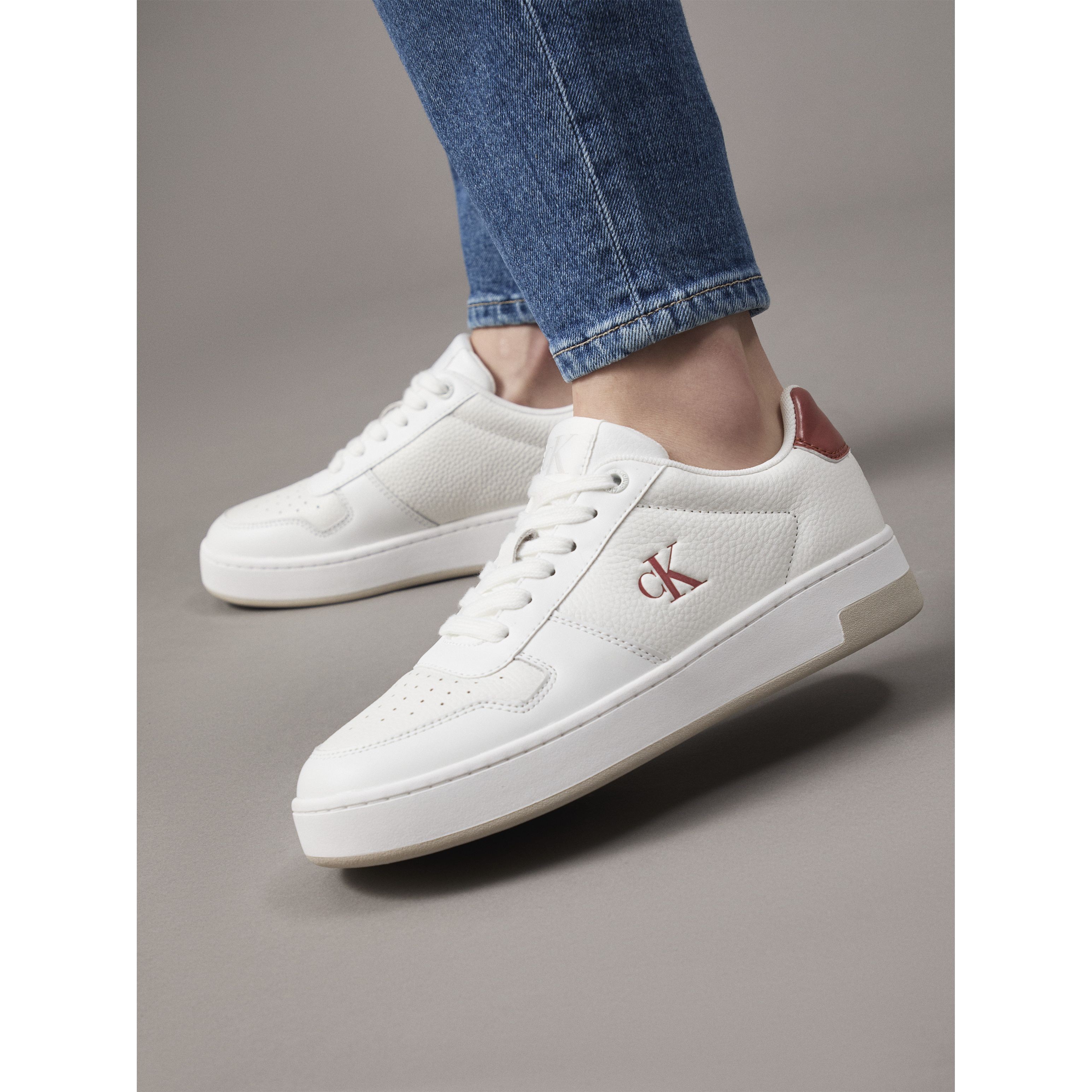 CALVIN KLEIN JEANS Laisvalaikio bateliai moterims, Balta, Basket cupsole low sneaker 6