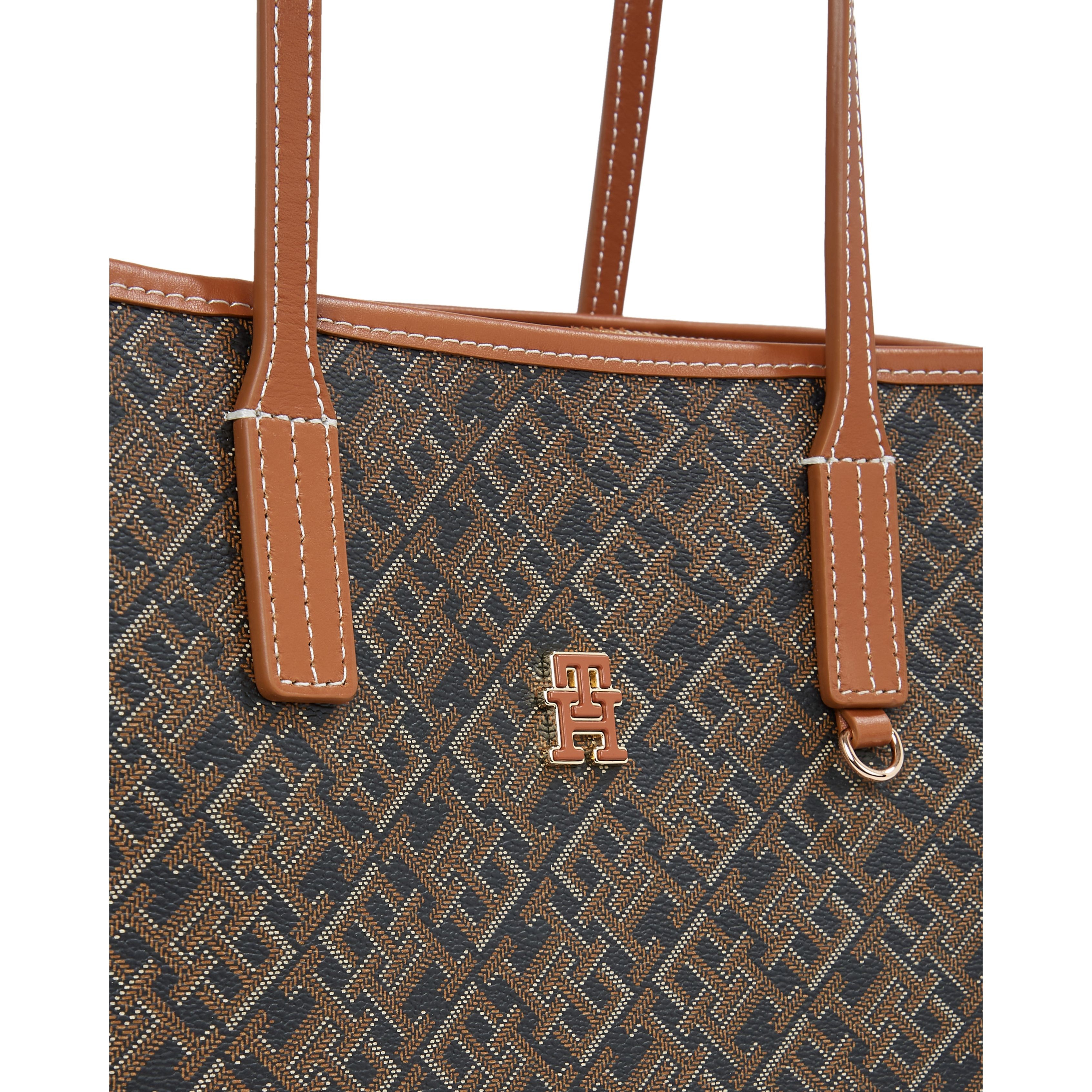 TOMMY HILFIGER Pirkinių krepšys moterims, Juoda, Monoplay tote 3