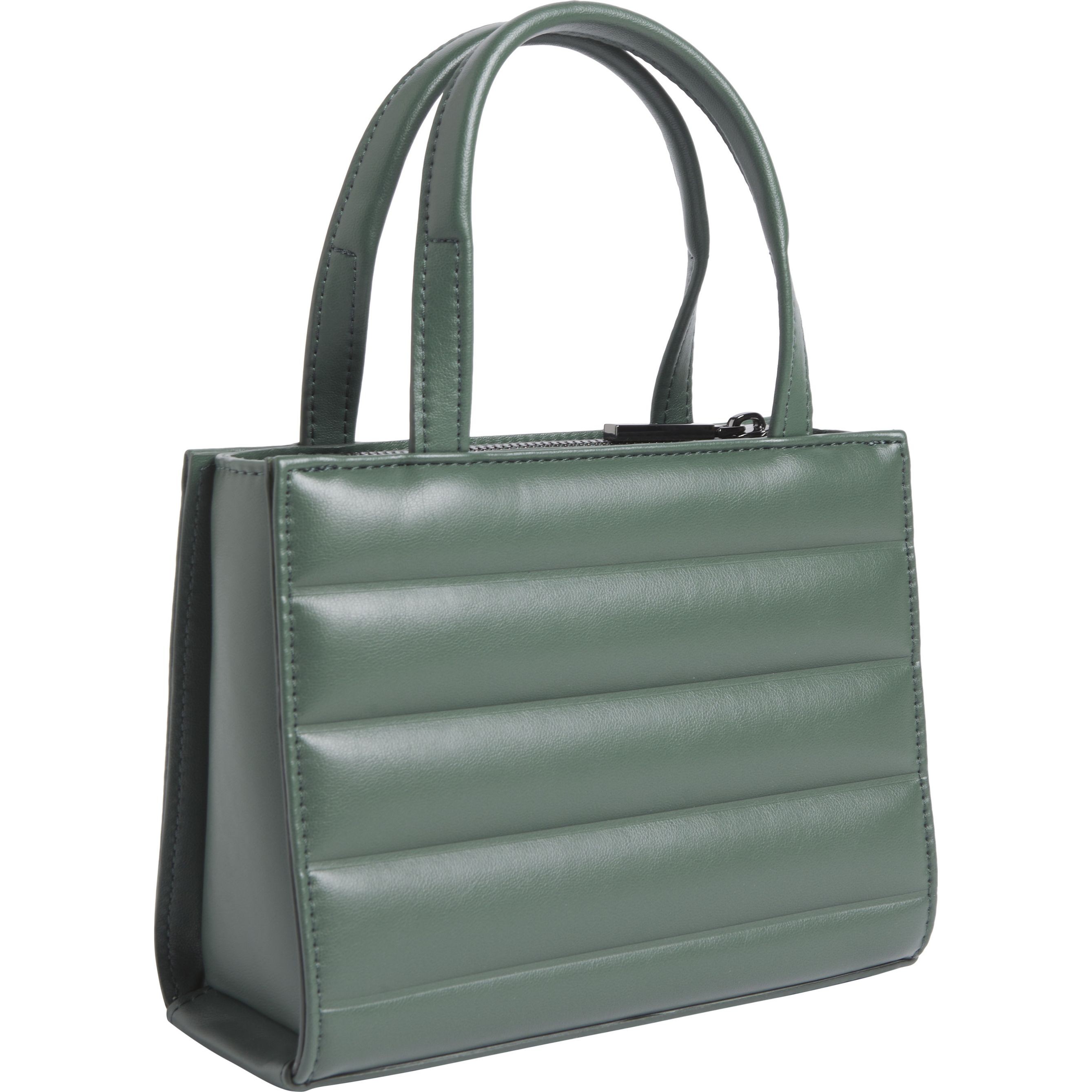 CALVIN KLEIN Rankinė per petį moterims, Žalia, Line quilt mini tote 2