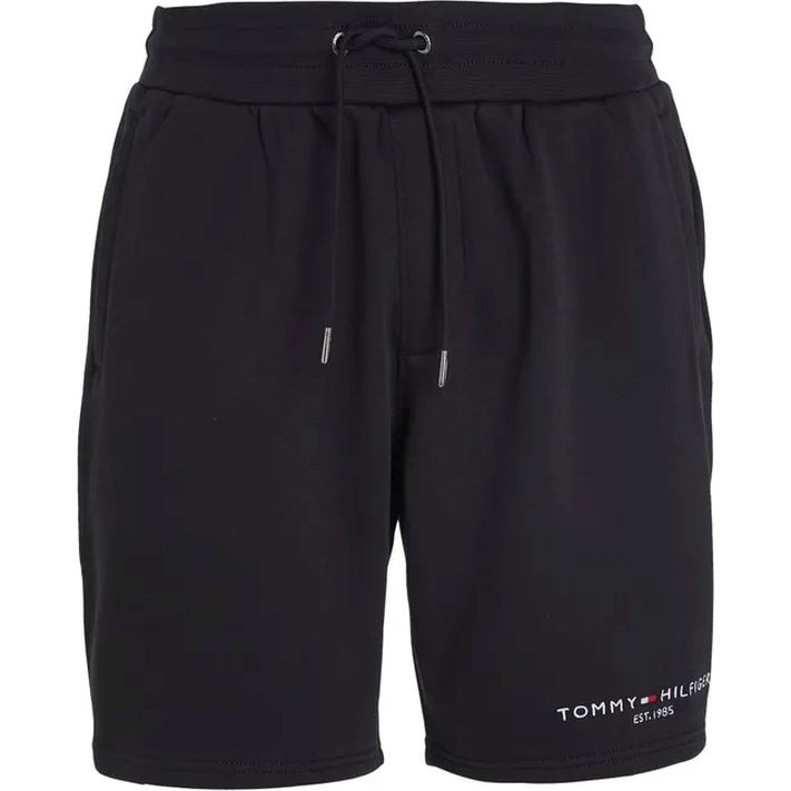 TOMMY HILFIGER Šortai vyrams, Juoda, Small tommy logo sweatshorts 1