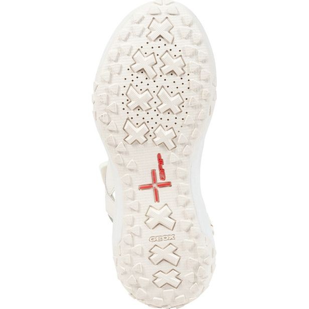 GEOX Basutės moterims, Balta, Sorapis grip sandals 6