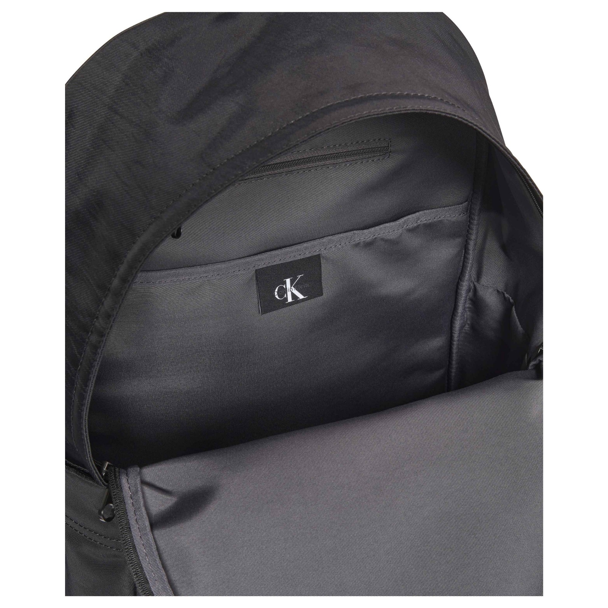 CALVIN KLEIN Kuprinė vyrams, Juoda, bold round backpack 4