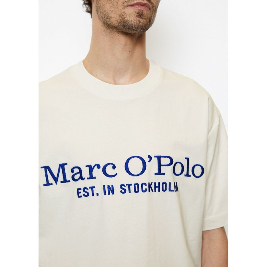 MARC O'POLO Marškinėliai vyrams, Balta 4