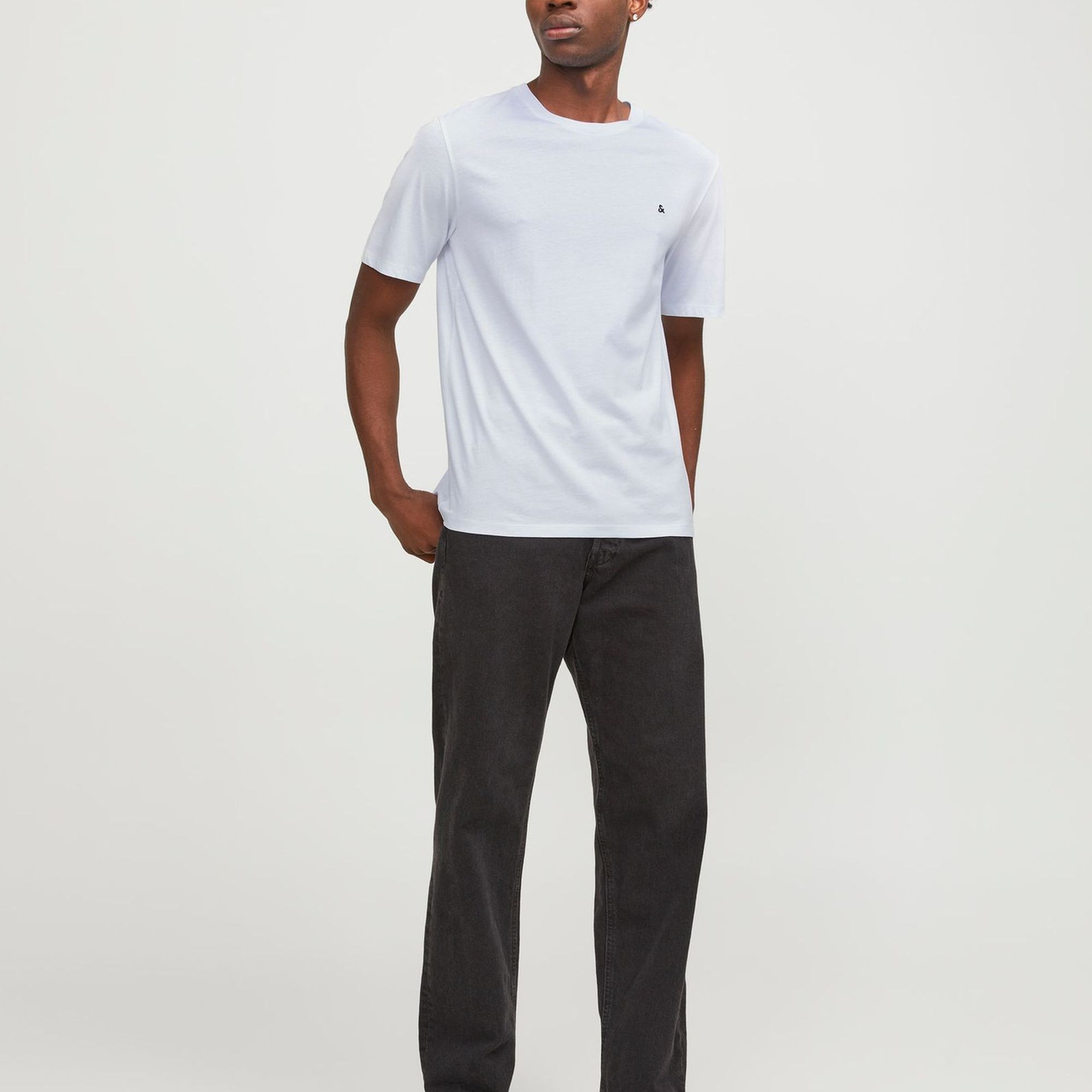 JACK & JONES Marškinėliai vyrams, Balta, Paulos 5