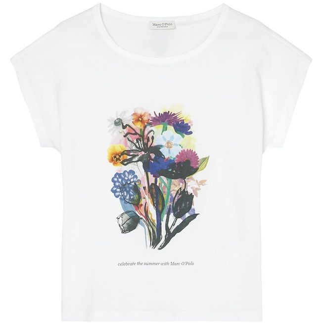 MARC O'POLO Marškinėliai moterims, Balta