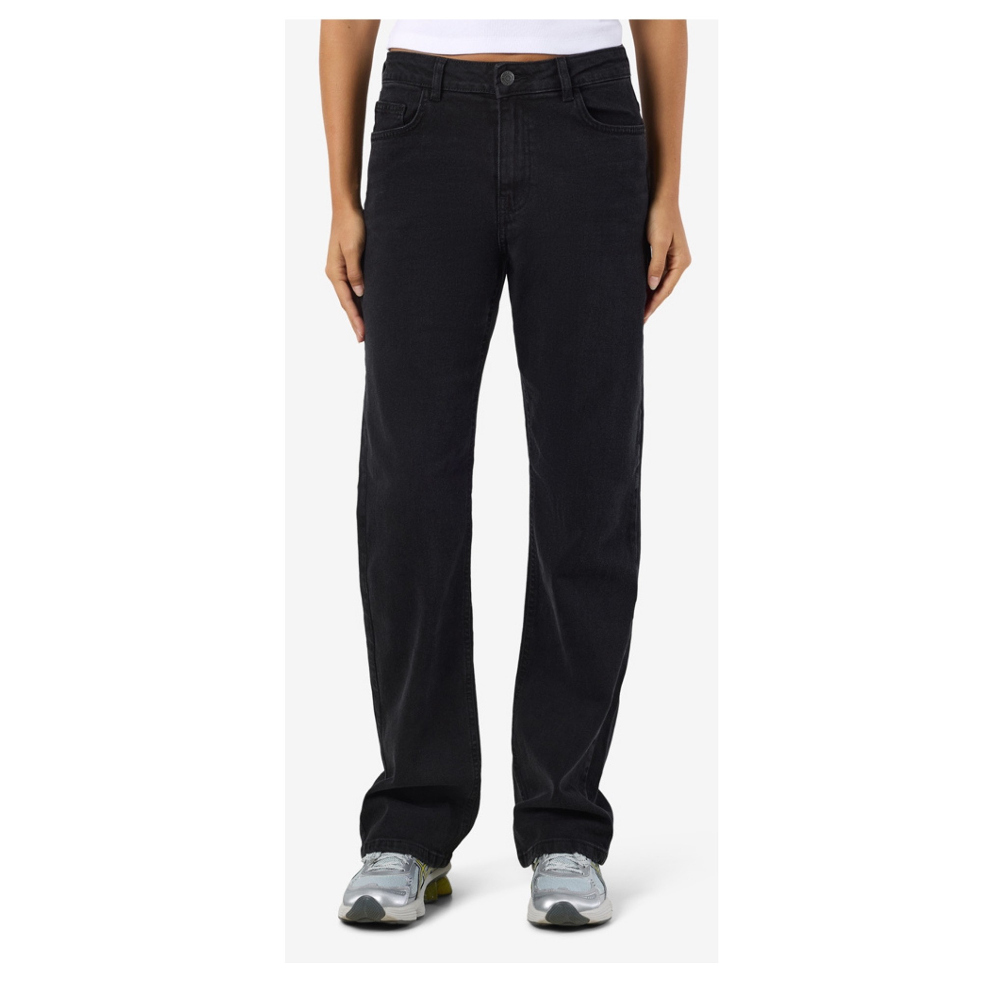 NOISY MAY Tiesūs džinsai moterims, Juoda, Monica 3