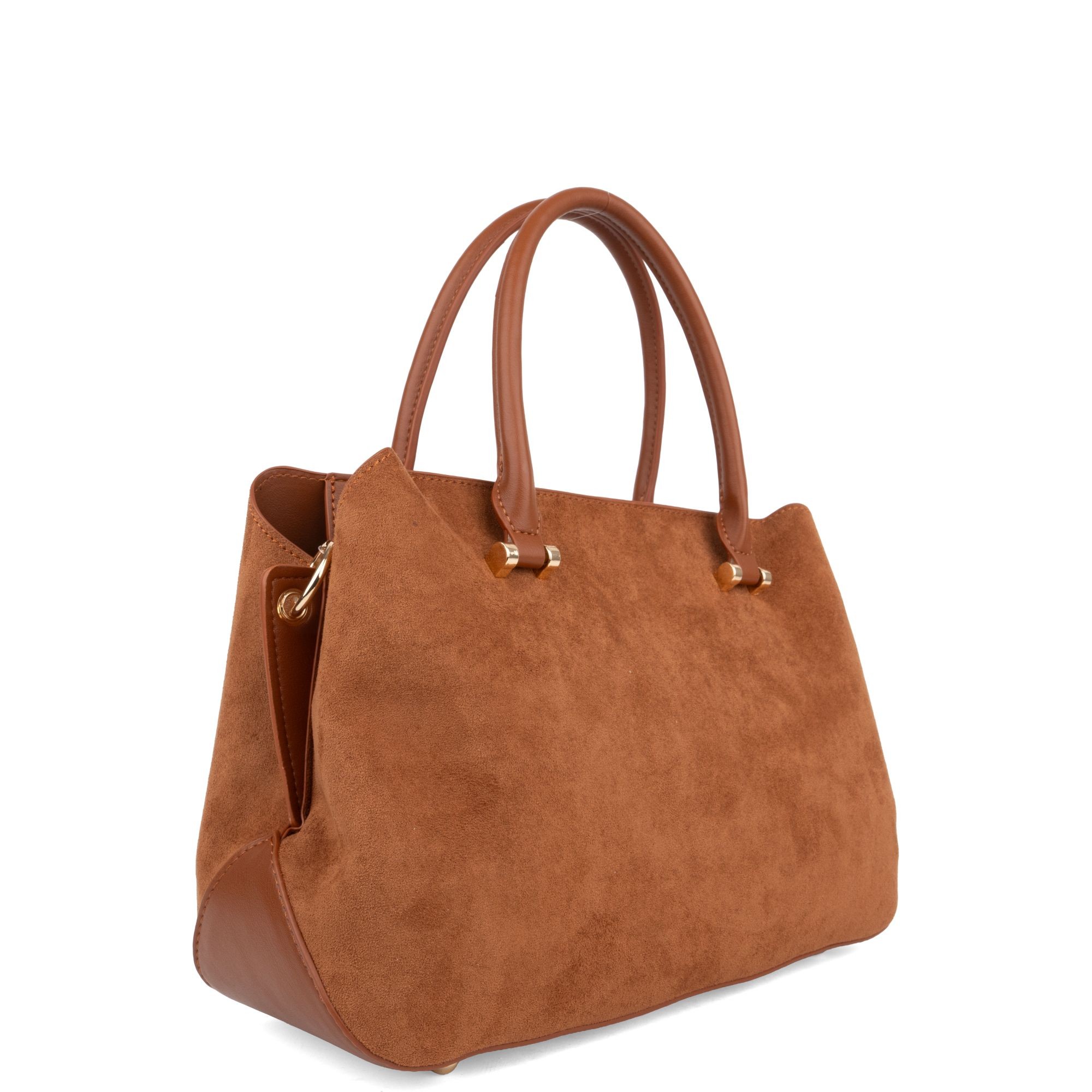 LA CONTE Pirkinių krepšys moterims, Ruda, Tote bag 2