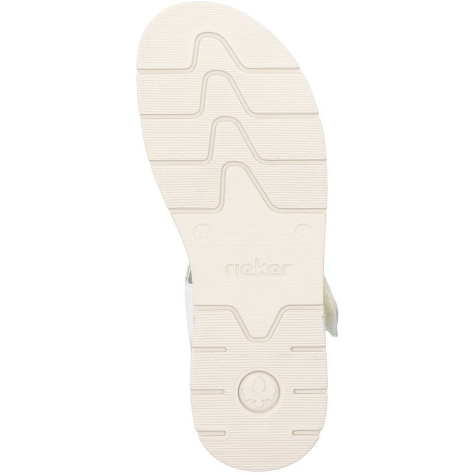 RIEKER Basutės moterims, Balta, SANDALS 9