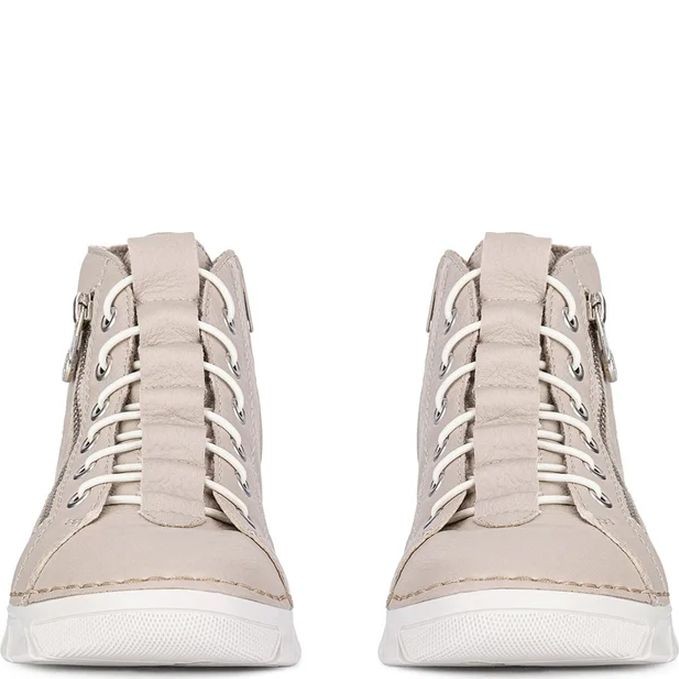 RIEKER Aulinukai moterims, Smėlio, Ladies short boots 6