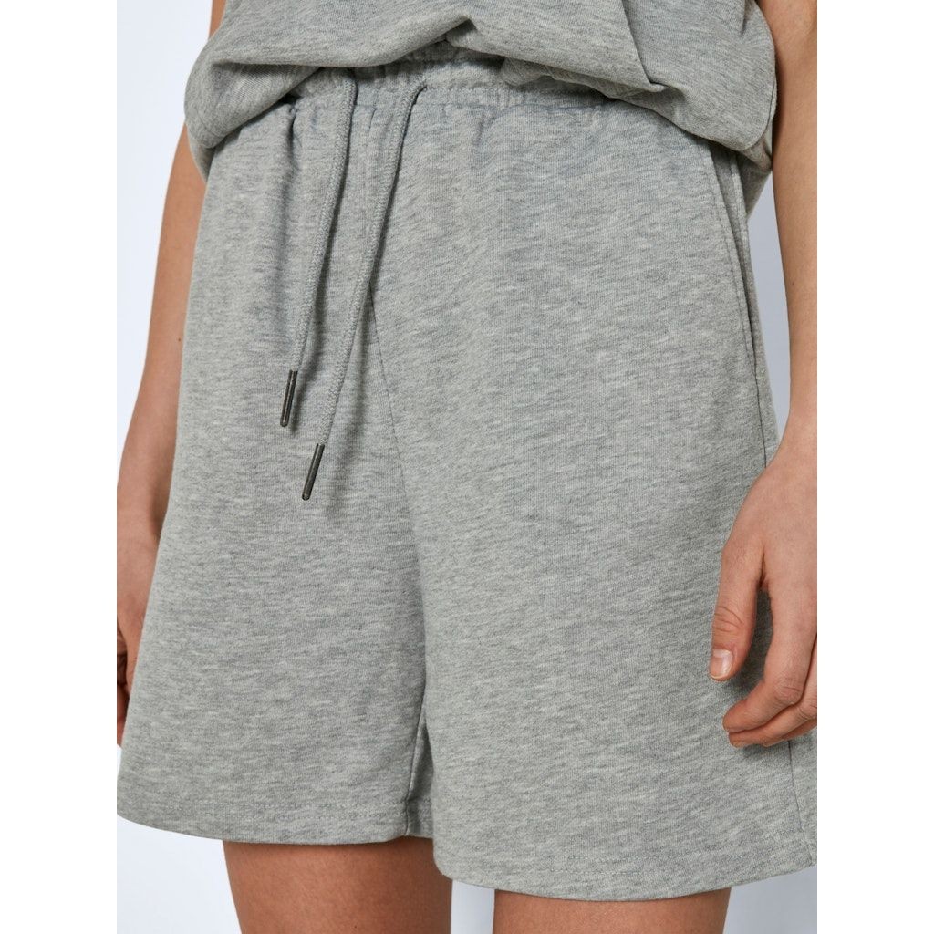 NOISY MAY Mini suknelė moterims, Pilka, NMNORA HW SWEAT SHORT 6