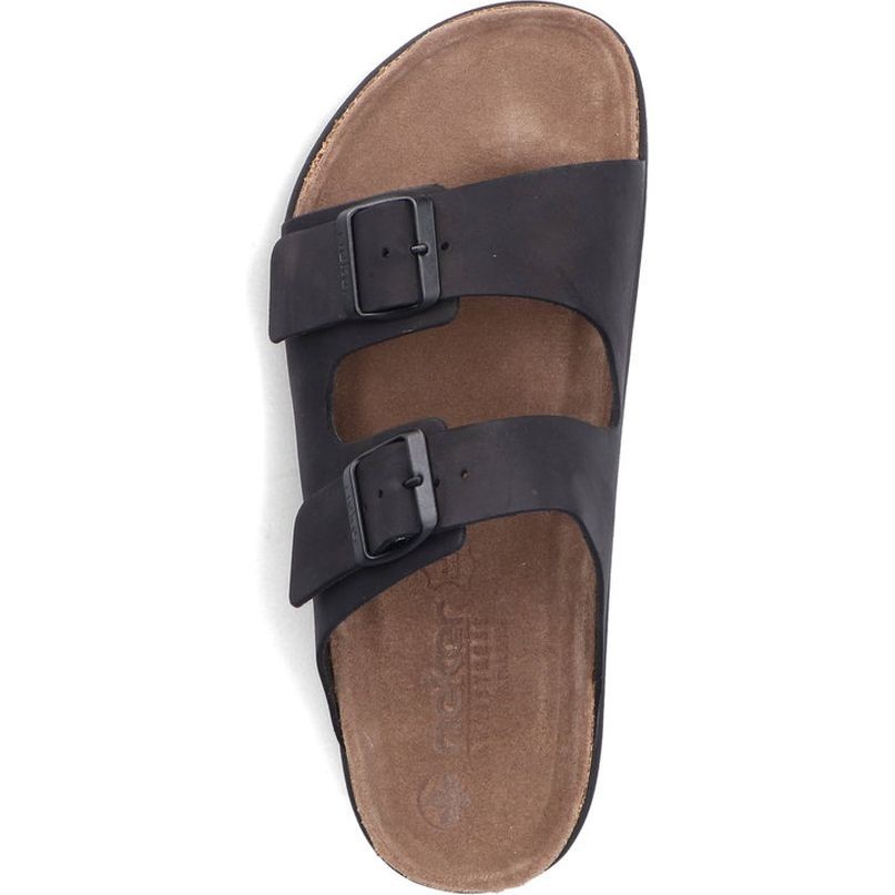 RIEKER Šlepetės vyrams, Juoda, Slippers 5