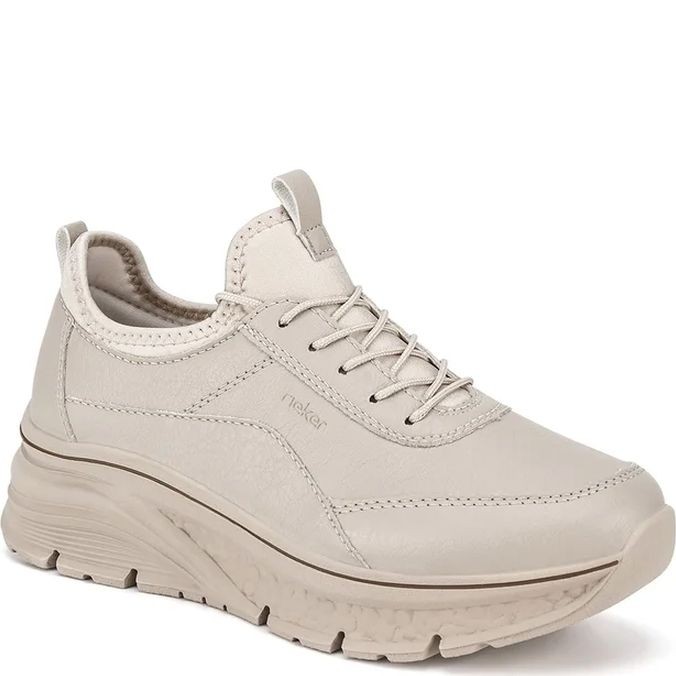 RIEKER Laisvalaikio bateliai moterims, Smėlio, Ladies shoes 1