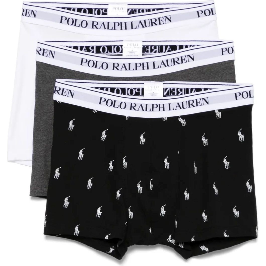POLO RALPH LAUREN Ilginti apatiniai vyrams, Marga, Trunk-3 pack-trunk 1