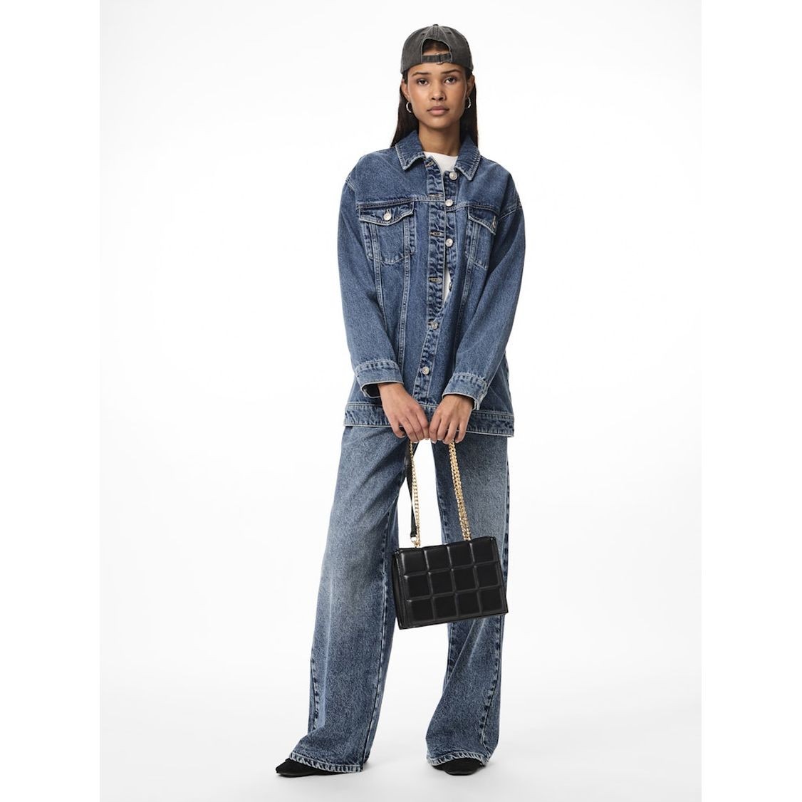 PIECES Rankinė per petį moterims, Juoda, PCNECKS SHOULDER BAG 3