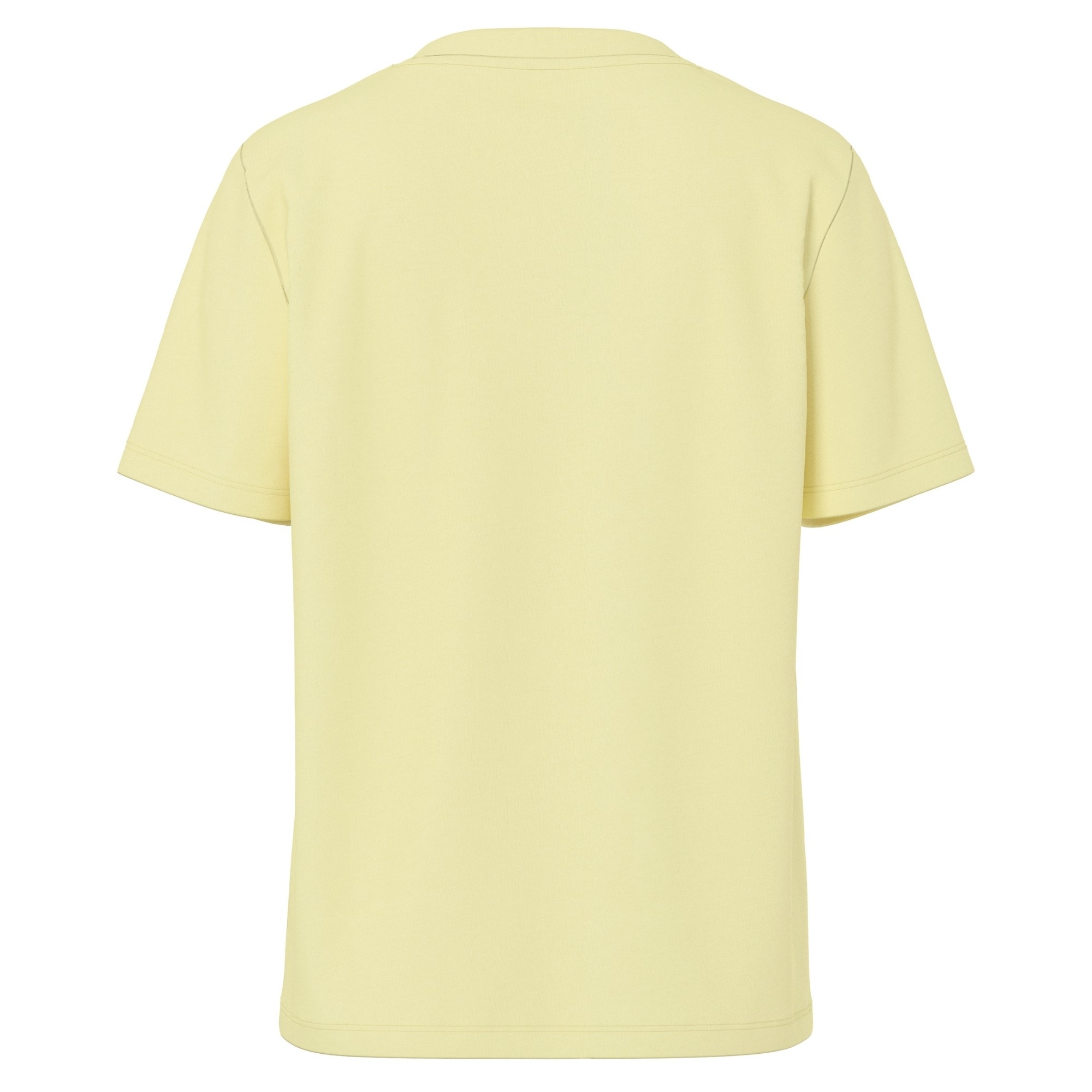 PIECES Marškinėliai moterims, Geltona, Ria solid 2