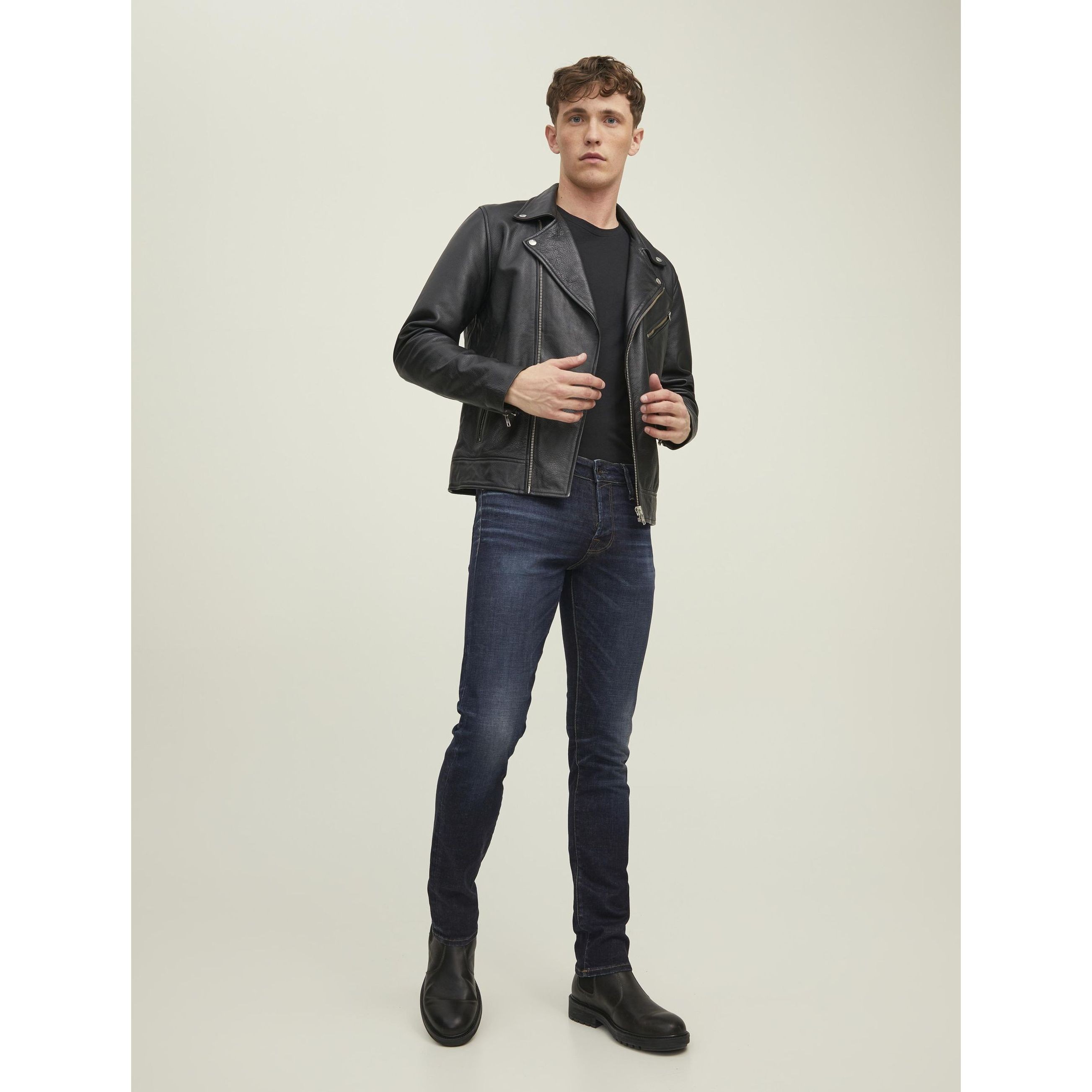 JACK & JONES Slim džinsai vyrams, JJIGLENN JJICON JJ 5 5