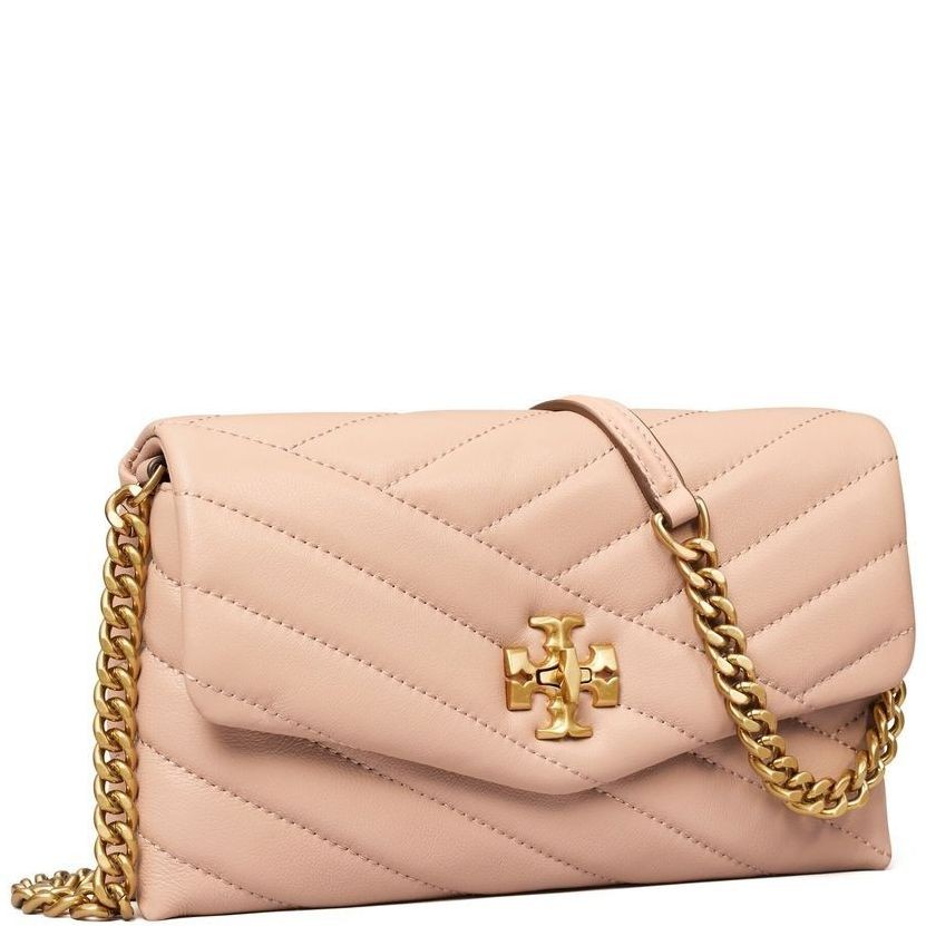 TORY BURCH Piniginė moterims, Kūno, Kira chevron chain wallet 2