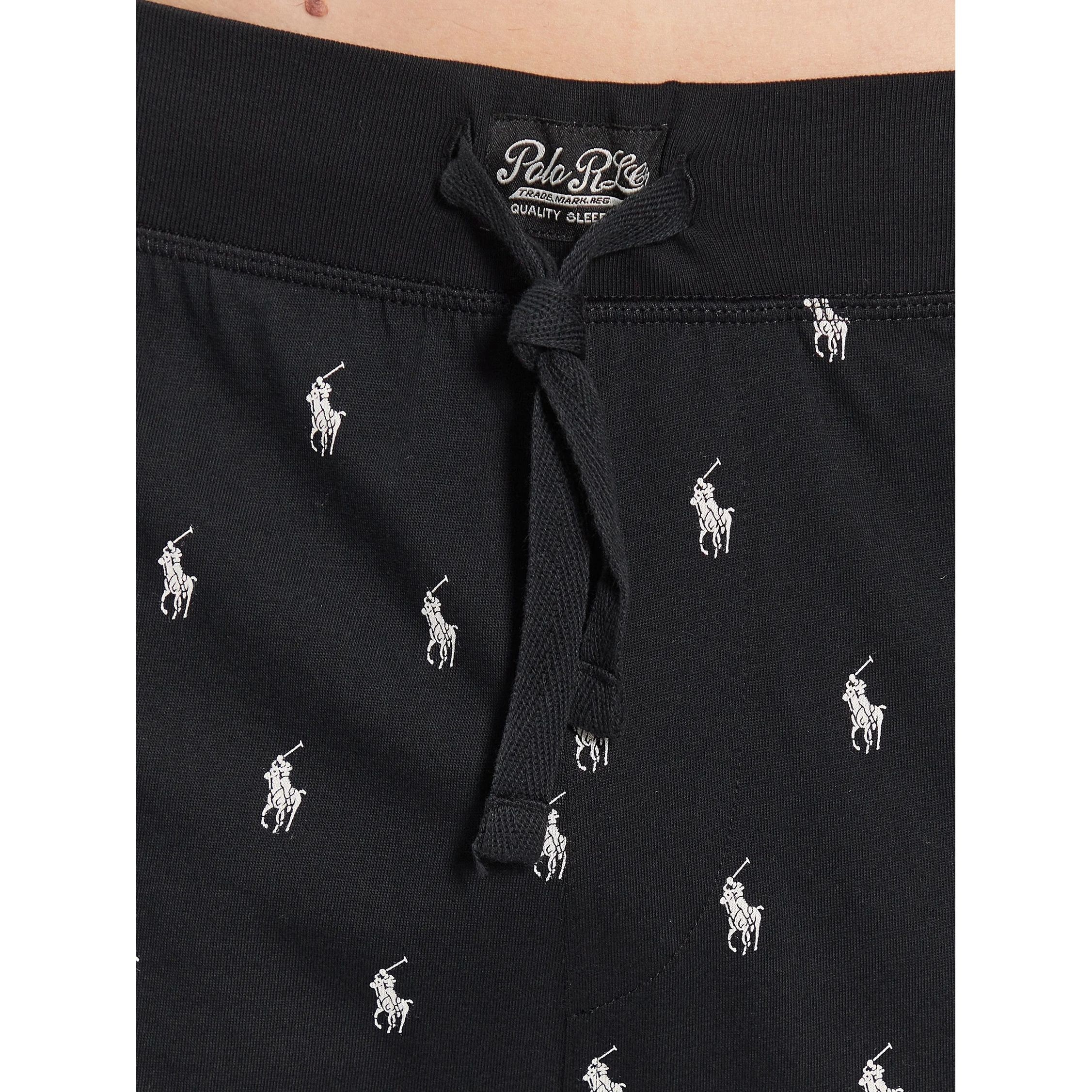 POLO RALPH LAUREN UW Laisvalaikio kelnės vyrams, Juoda, Jogger sleep 4