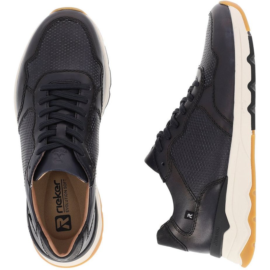 RIEKER Laisvalaikio bateliai vyrams, Mėlyna, LEISURE 11