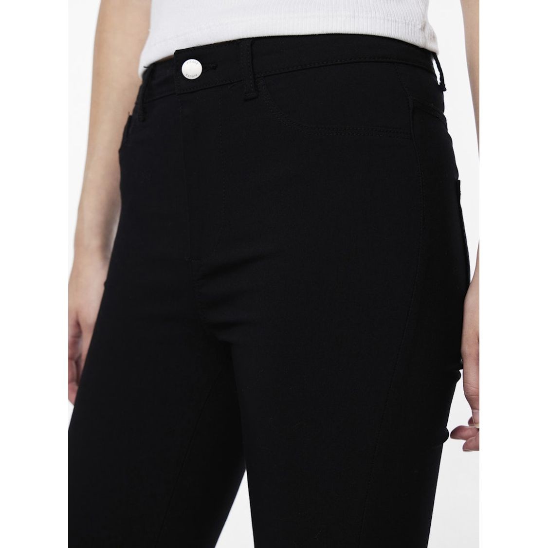 PIECES Tamprės moterims, Juoda, PCHIGHSKIN WEAR JEGG 7