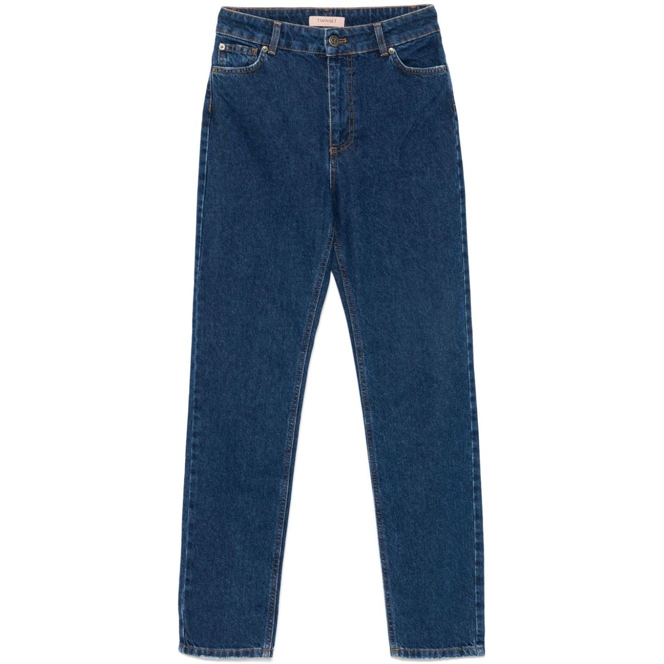 TWINSET Slim džinsai moterims, Mėlyna, Slim fit jeans