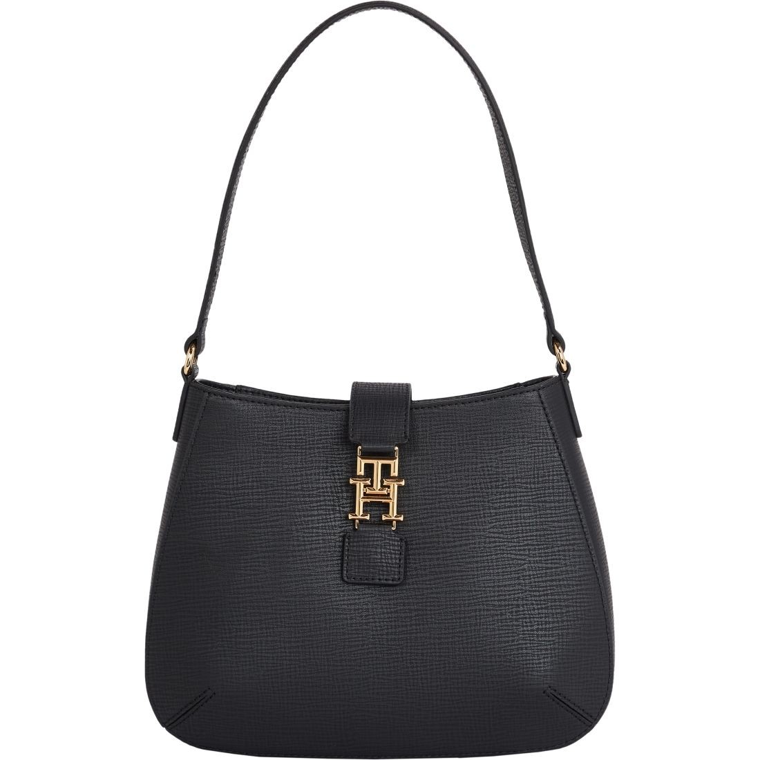 TOMMY HILFIGER Rankinė per petį moterims, Juoda, Plush shoulder bag 1