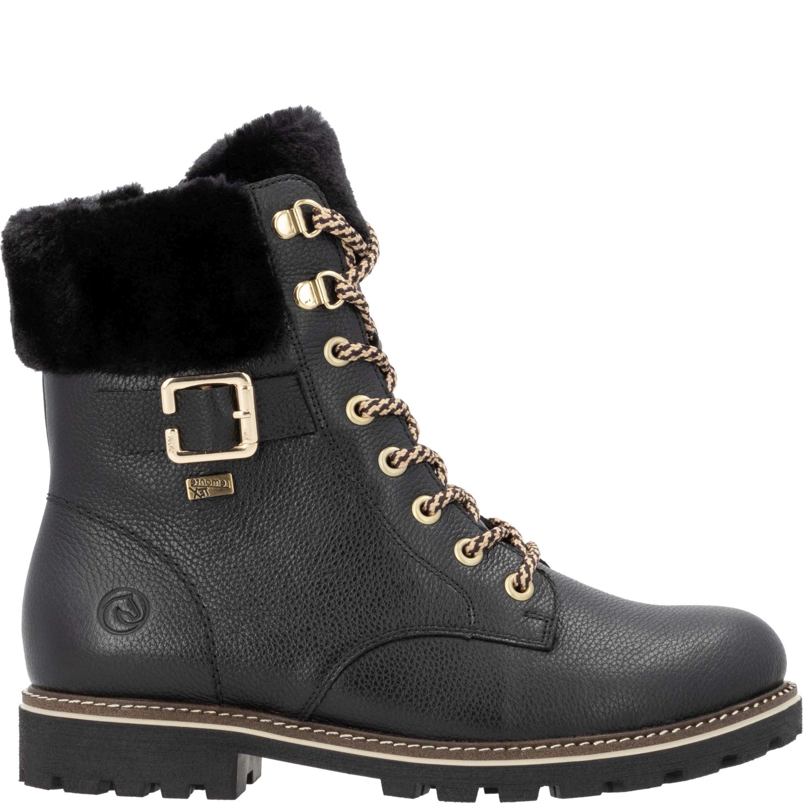 REMONTE Aulinukai moterims, Juoda, Ladies mid height boots 4