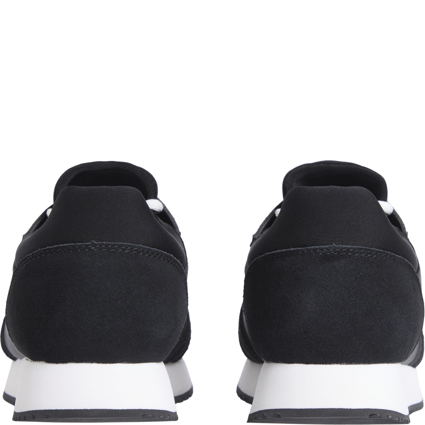 CALVIN KLEIN JEANS Laisvalaikio bateliai vyrams, Juoda, Runner sock laceup leisure 4