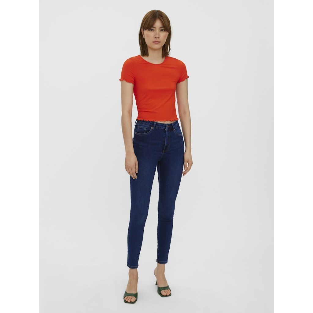 VERO MODA Slim džinsai moterims, Mėlyna, VMSOPHIA HR SKINNY J 6