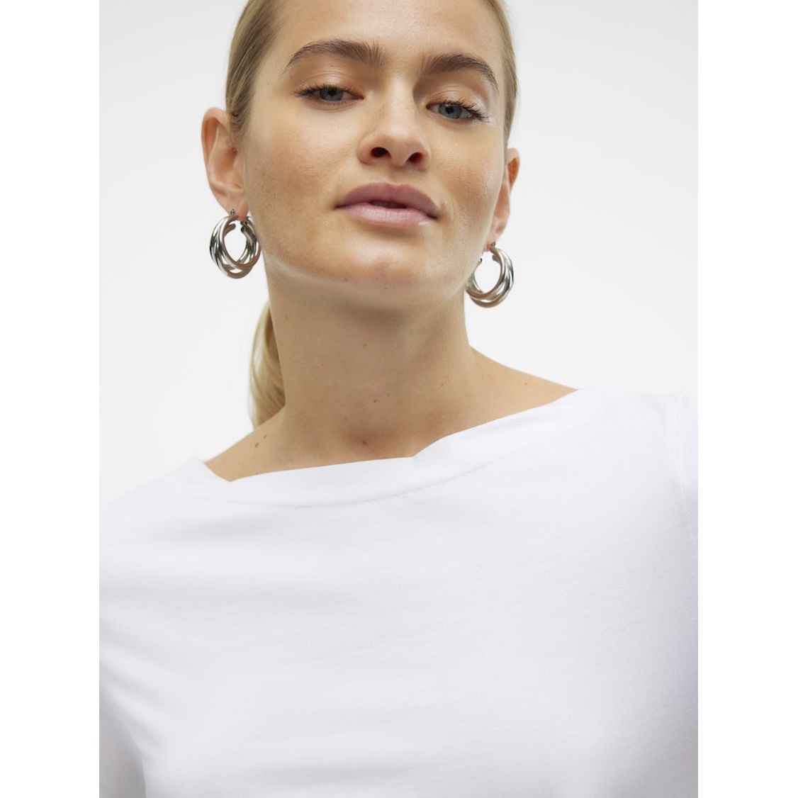 VERO MODA Palaidinės moterims, Balta, VMPANDA MODAL S/S TO 6