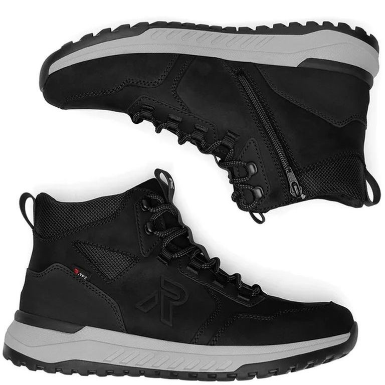 RIEKER EVOLUTION Aulinukai vyrams, Juoda, Men's boots 4