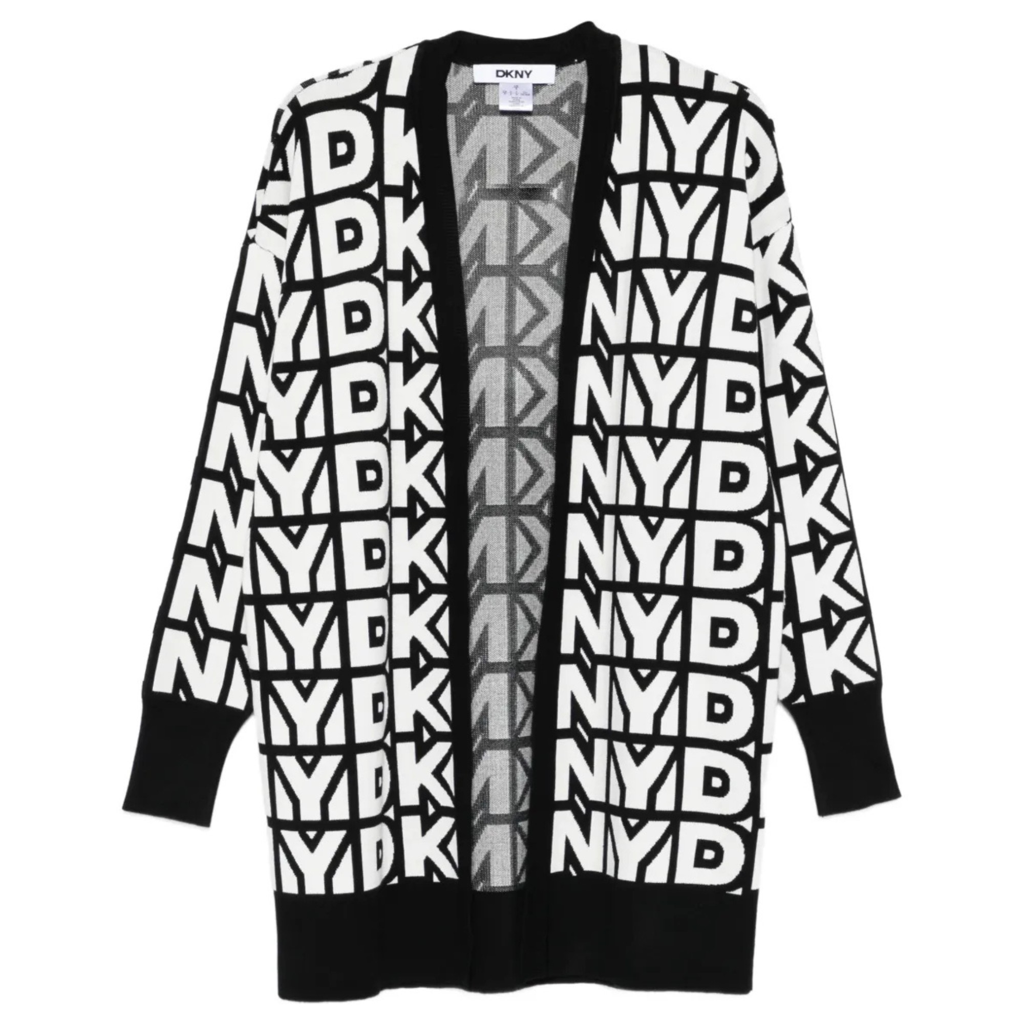 DKNY Kardiganas moterims, Marga, L/s repeat logo card