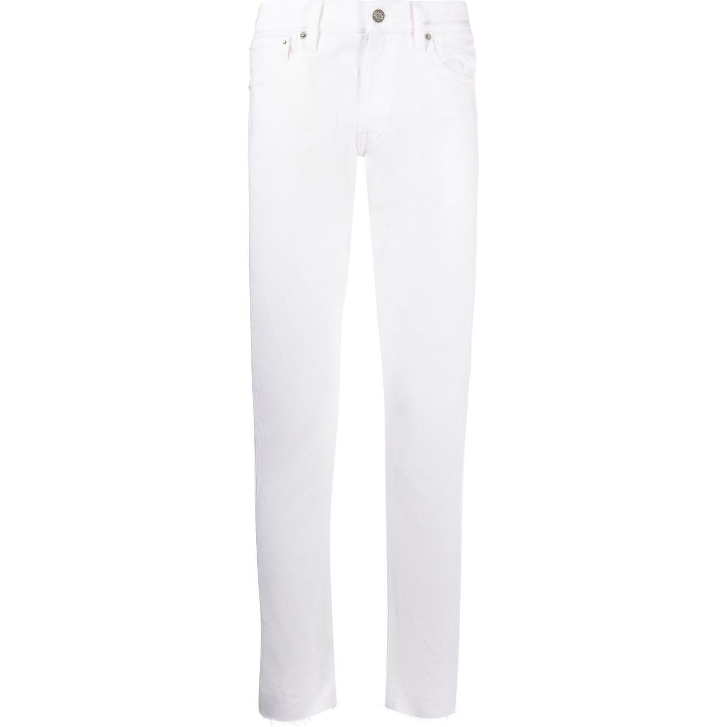 RALPH LAUREN PURPLE Aptempti džinsai vyrams, Balta, 5pkt skinny jean