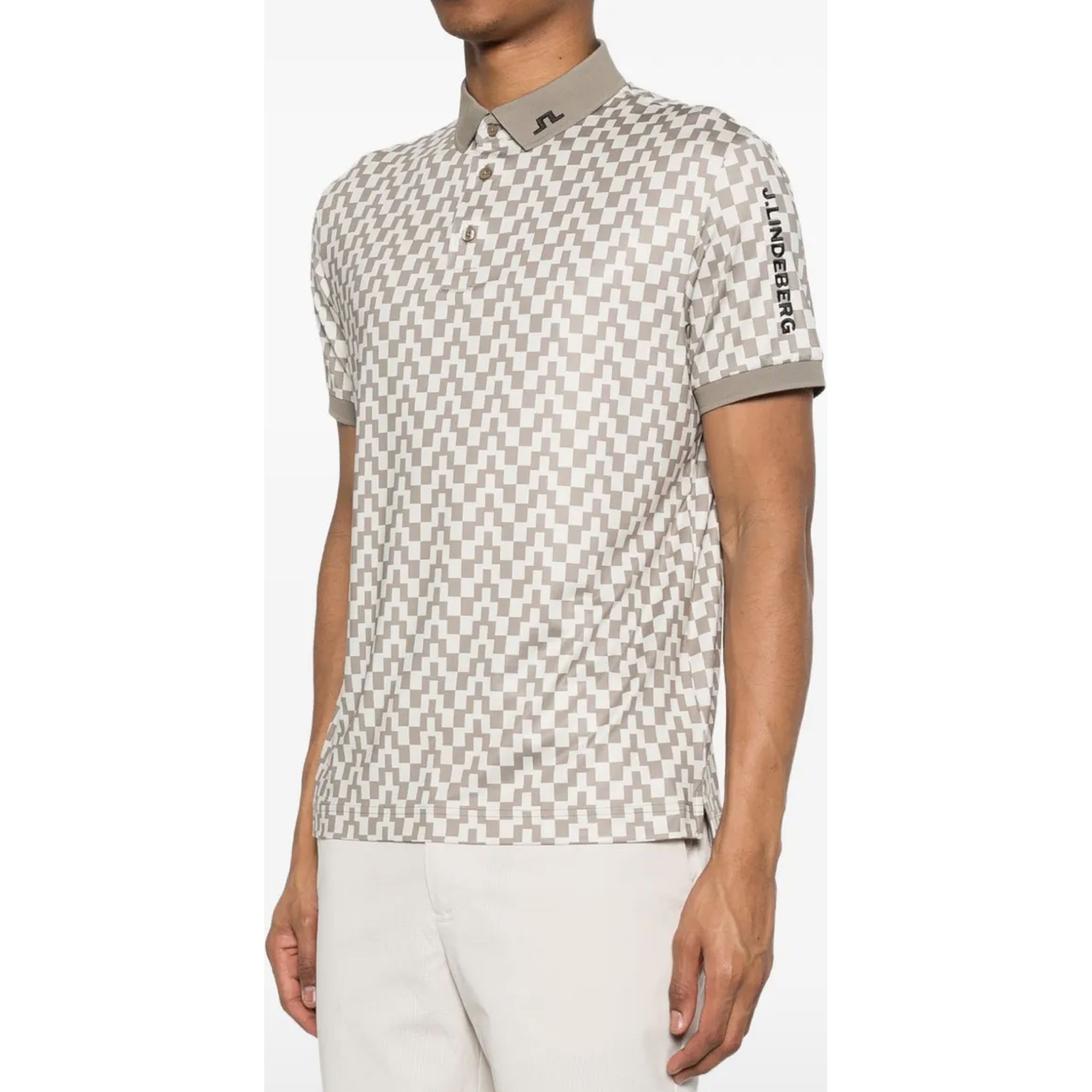 J.LINDEBERG Polo marškiniai trumpos rank. vyrams, Kūno, Tour tech print polo 2