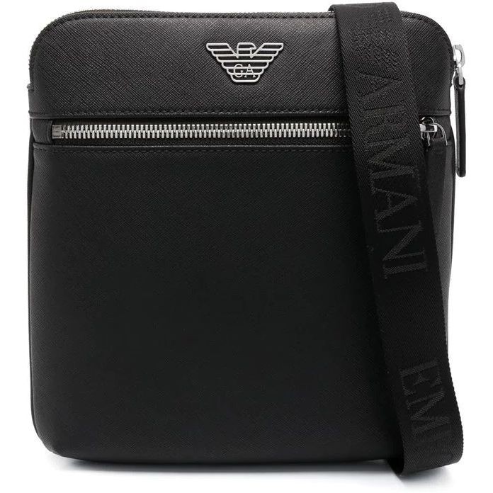 EMPORIO ARMANI Rankinė per petį vyrams, Juoda, Messenger bag 1