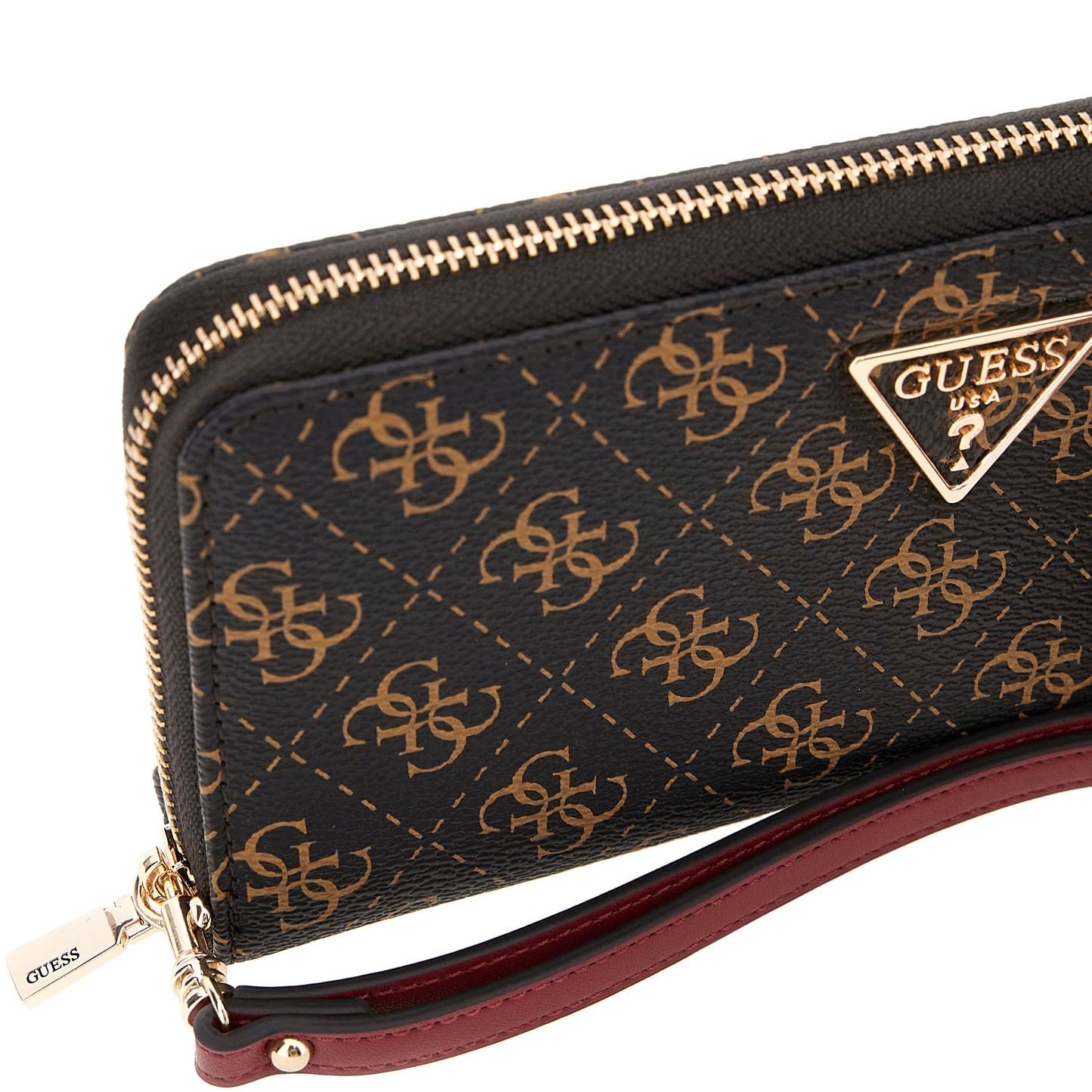 GUESS Piniginė moterims, Ruda, Laurel wallet 5