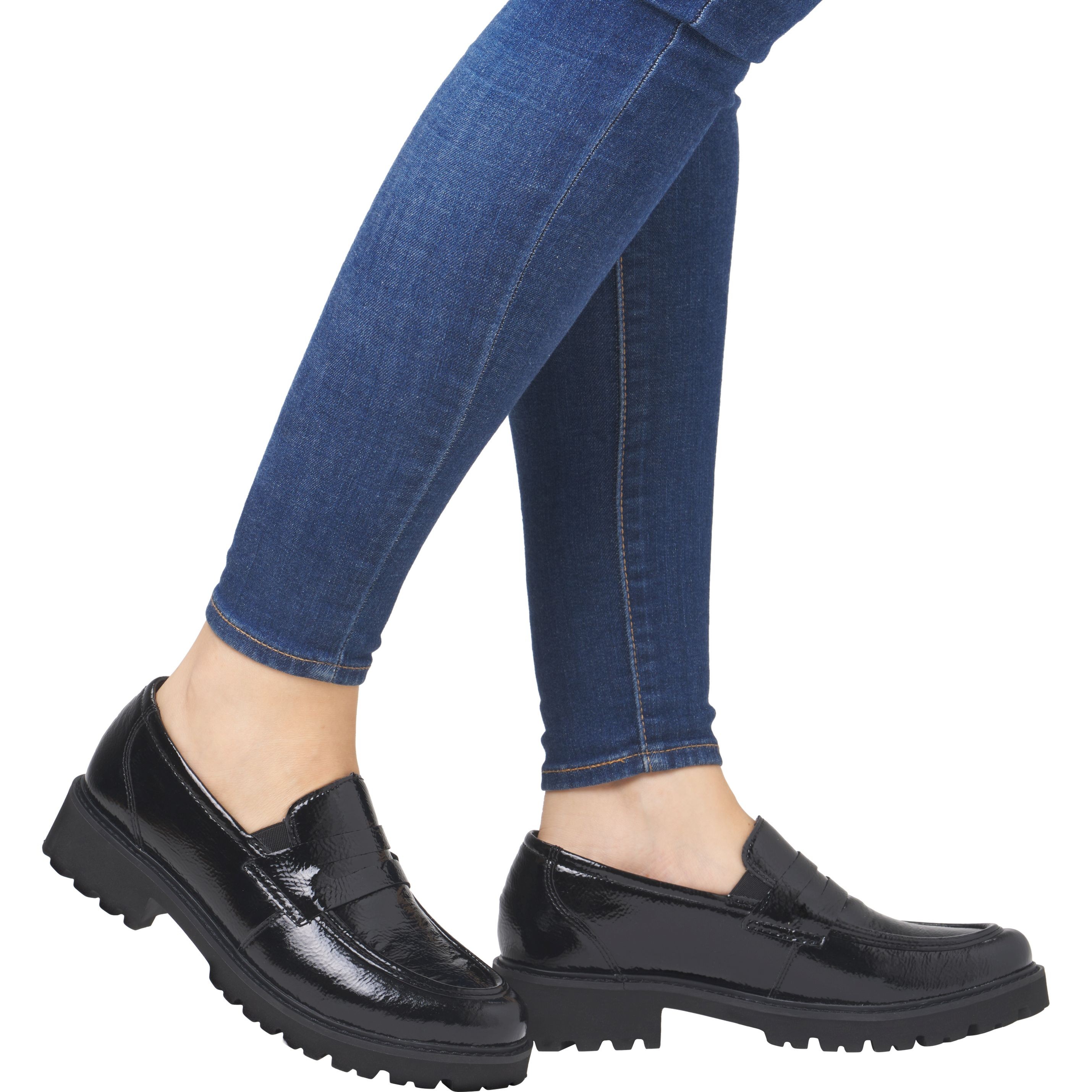 REMONTE Loaferiai moterims, Juoda, Ladies shoes 2