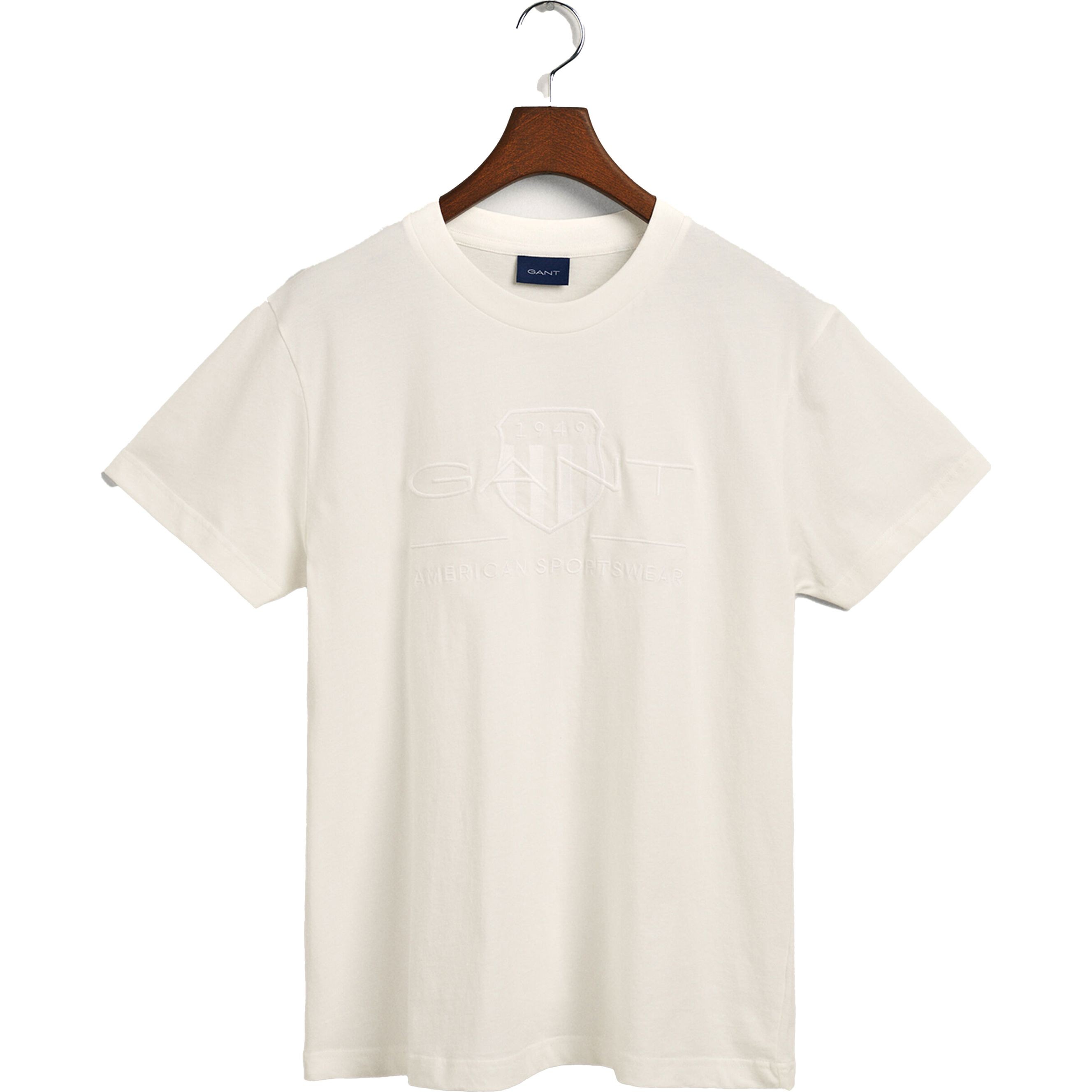 GANT Marškinėliai vyrams, Balta 1