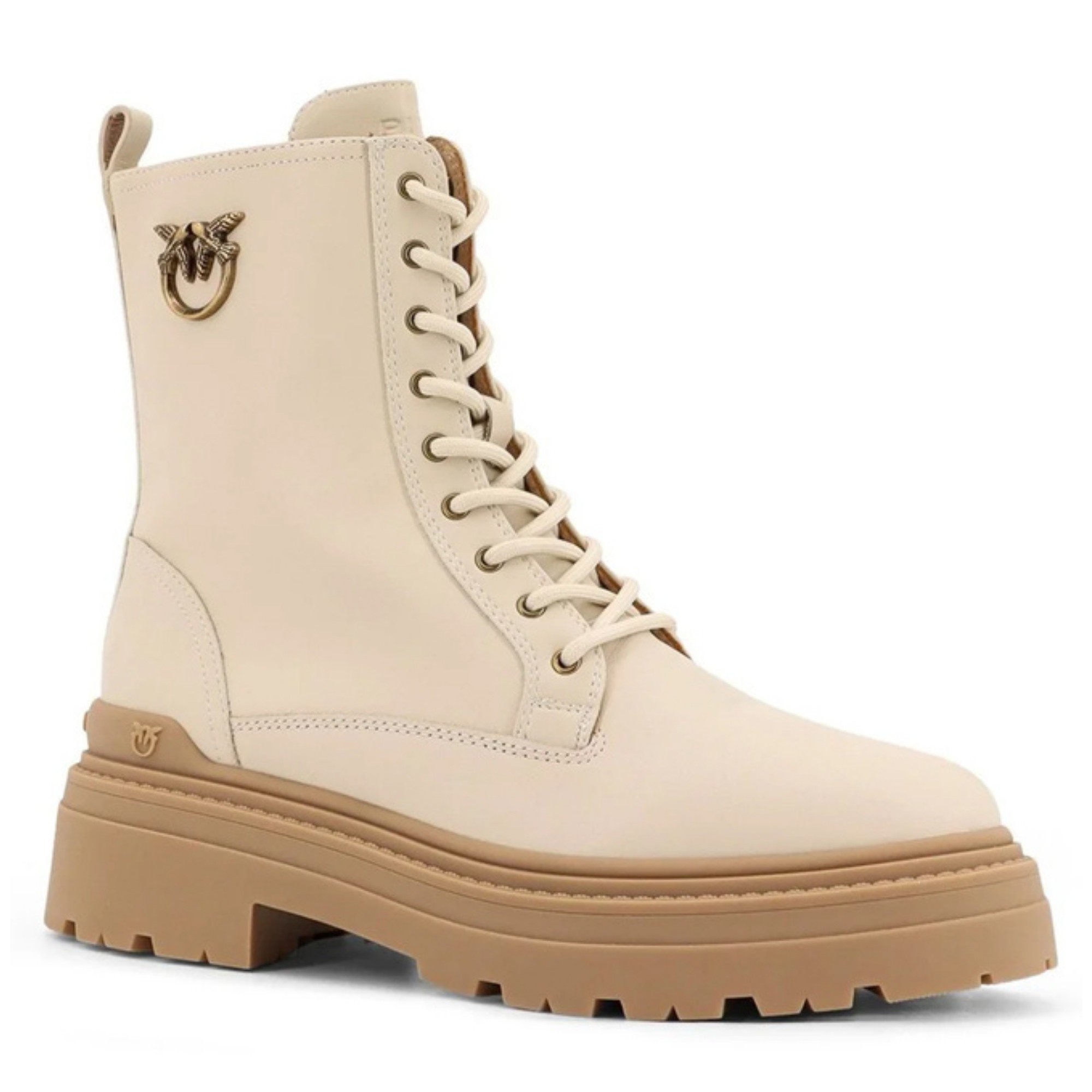 PINKO Aulinukai moterims, Smėlio, Mia 11 - ankle boot calf leath 1