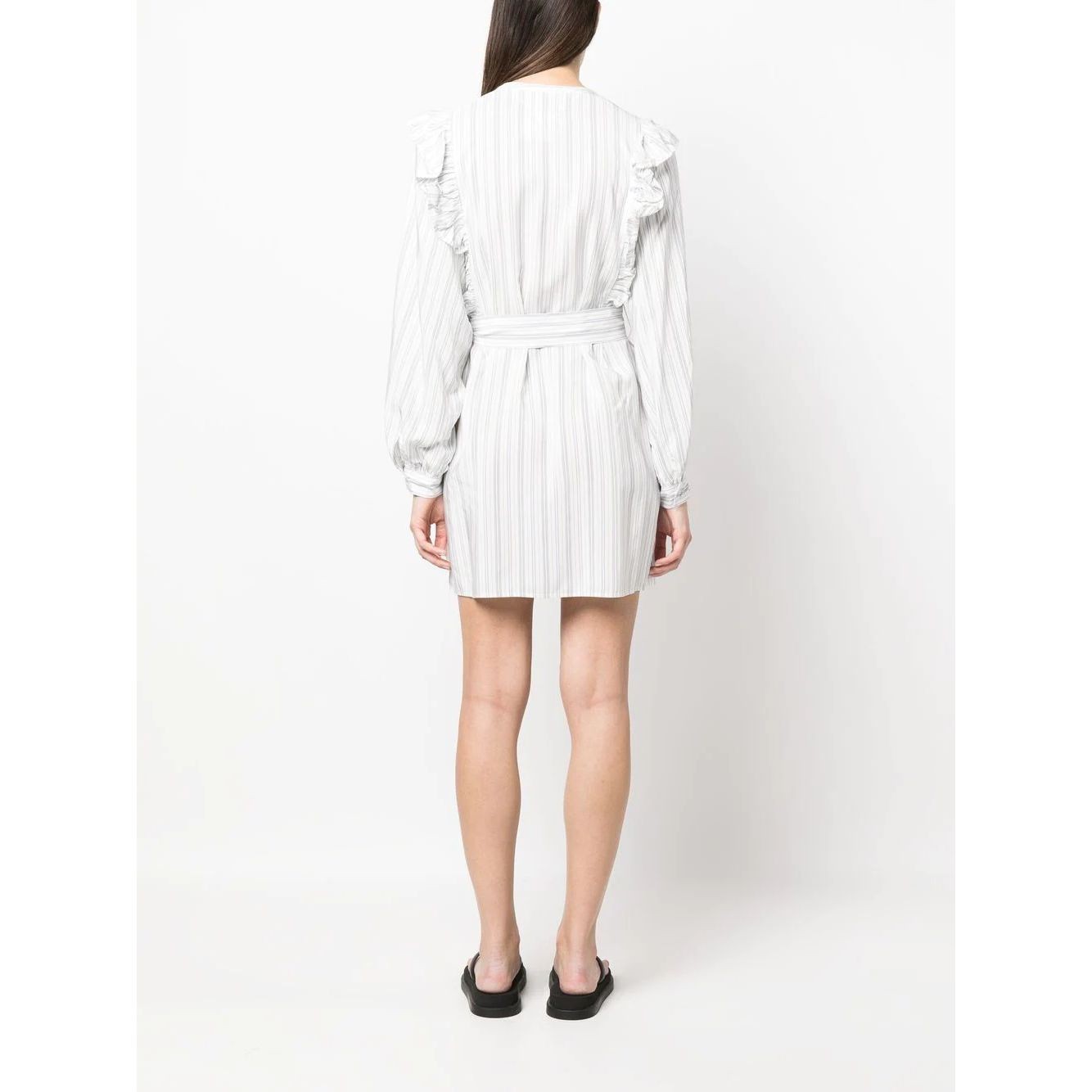 TOMMY HILFIGER Midi suknelė moterims, Marga, Regular stripe short frill dre 4