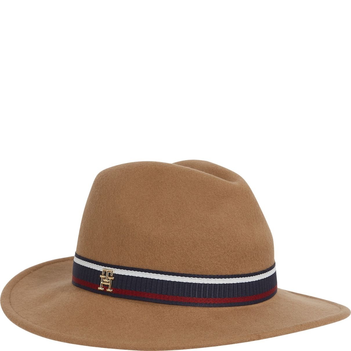 TOMMY HILFIGER Kepurė moterims, Ruda, Feminine fedora cap 1